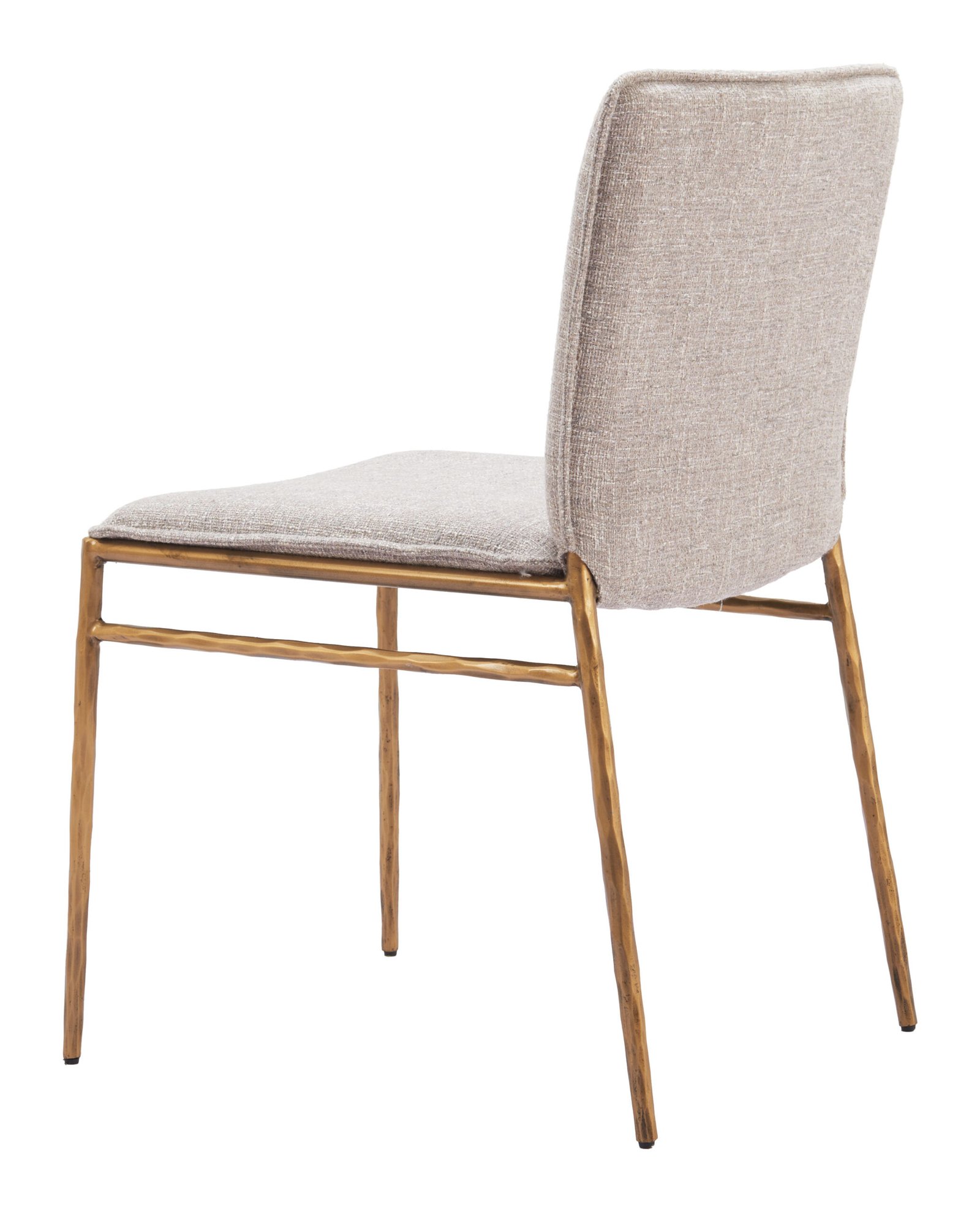 Nordvest Dining Chair Beige & Gold - Image 7