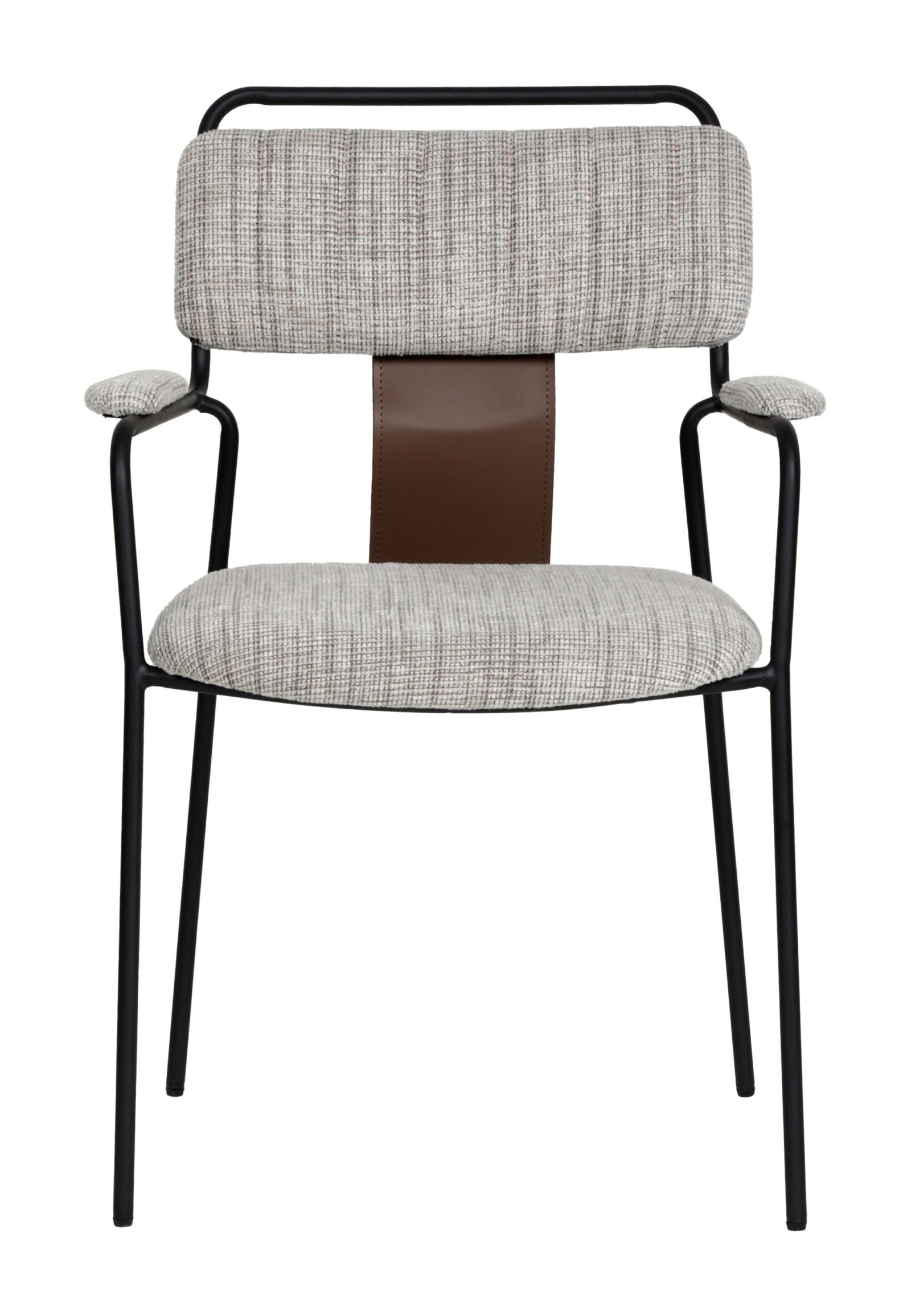 Couva Dining Chair (Set of 2) Gray Tweed - Image 3