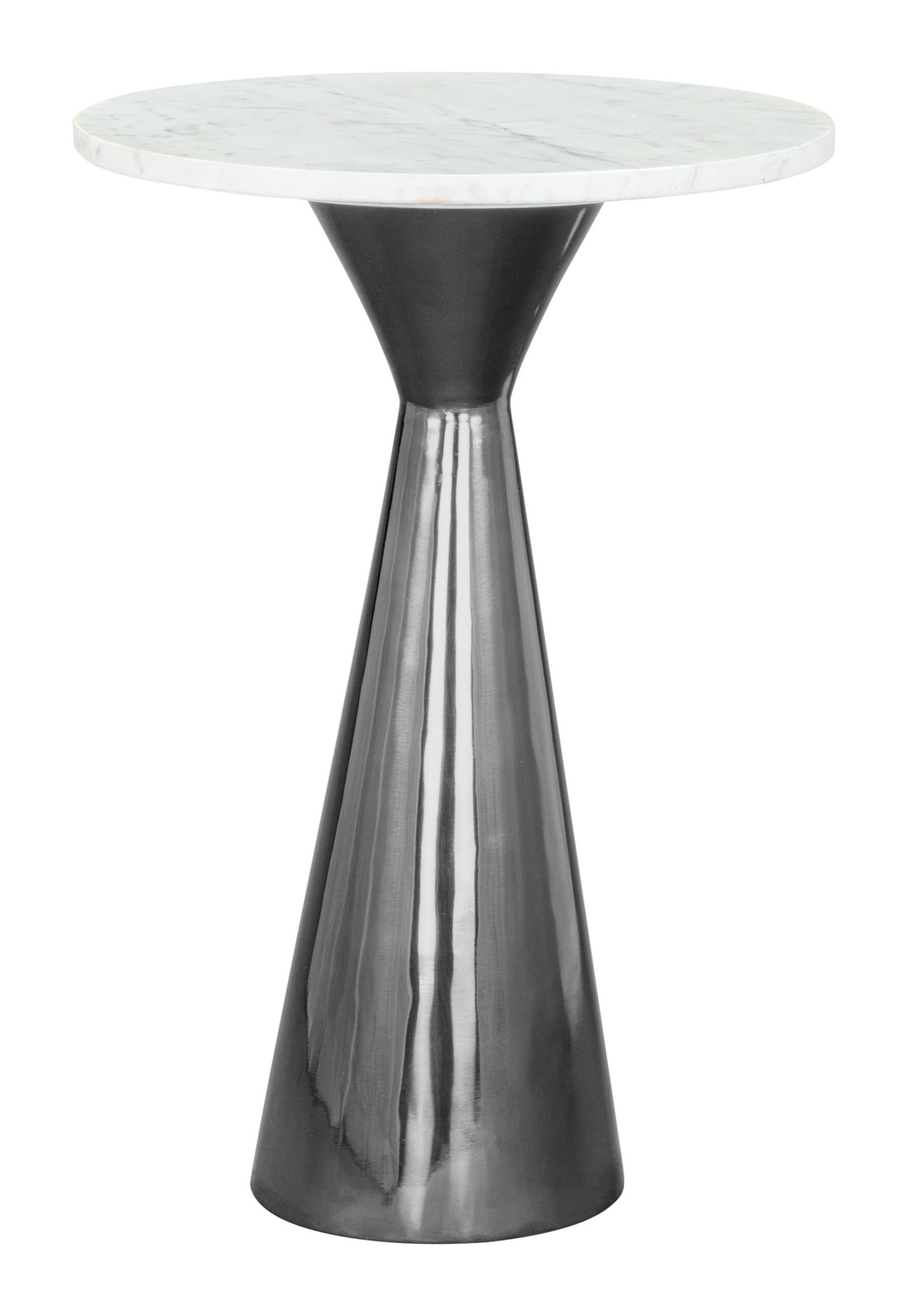 Tim Side Table White & Black - Image 2