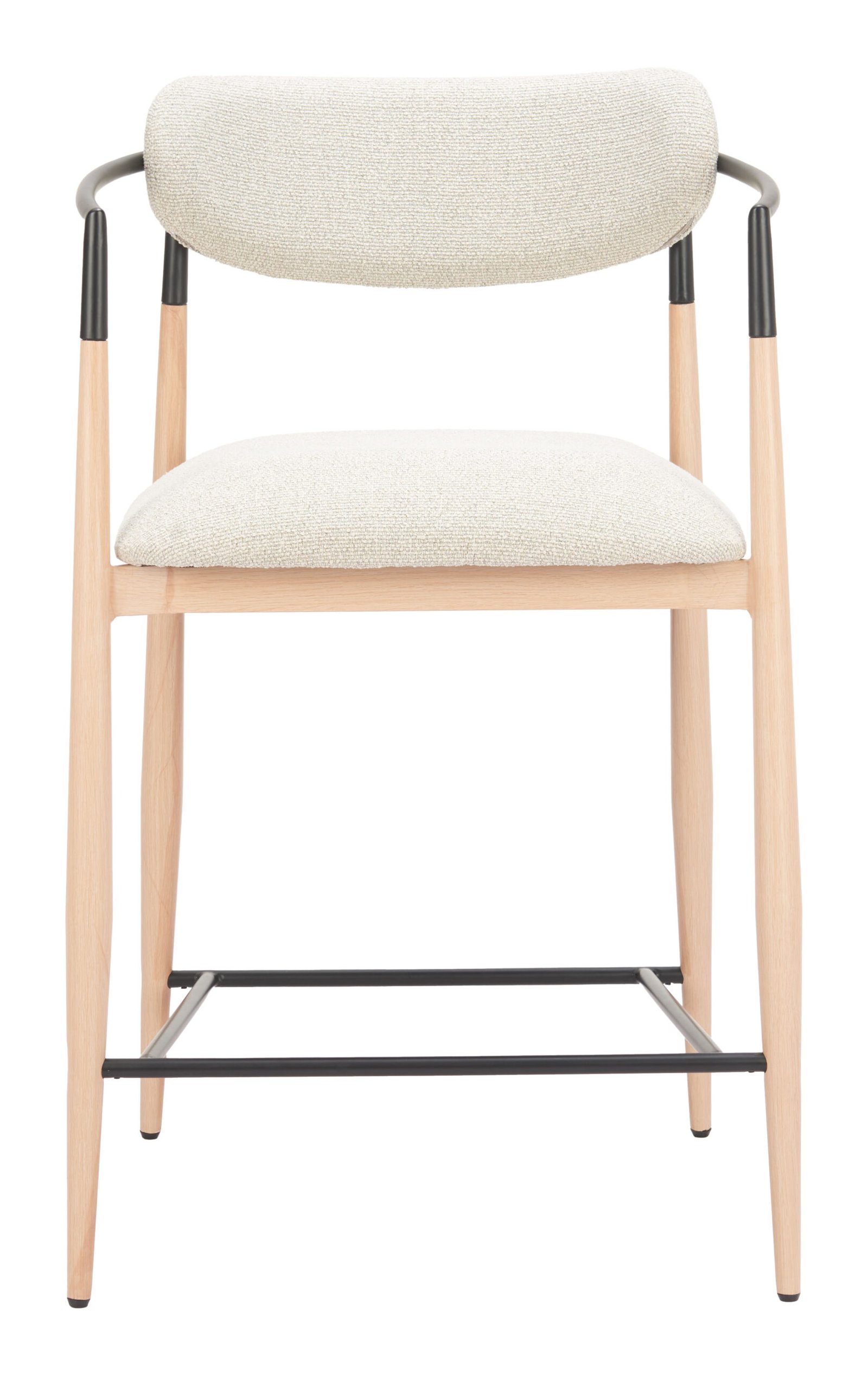 Equinox Counter Stool Oyster Gray & Natural - Image 3