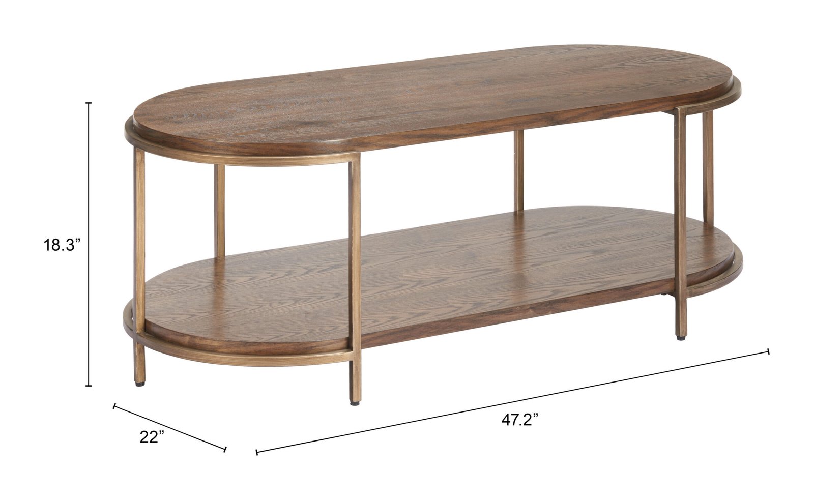 Niju Coffee Table Brown - Image 7