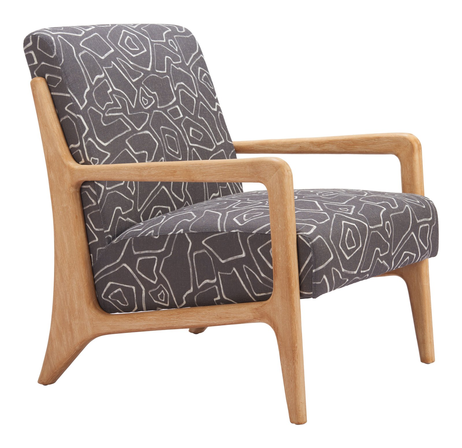 Runa Accent Chair Gray & Natural - Image 6