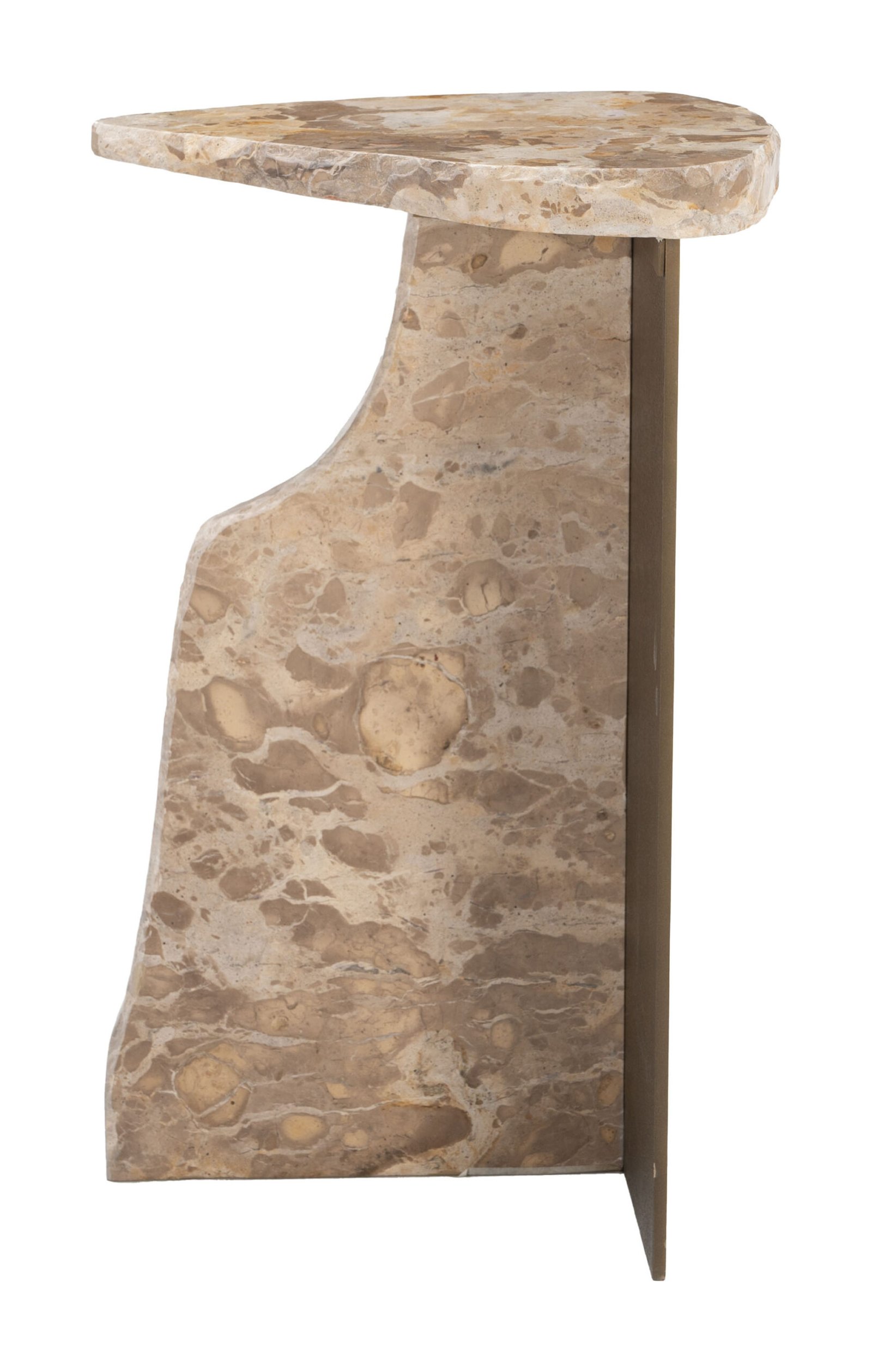 Surya Side Table Beige - Image 2