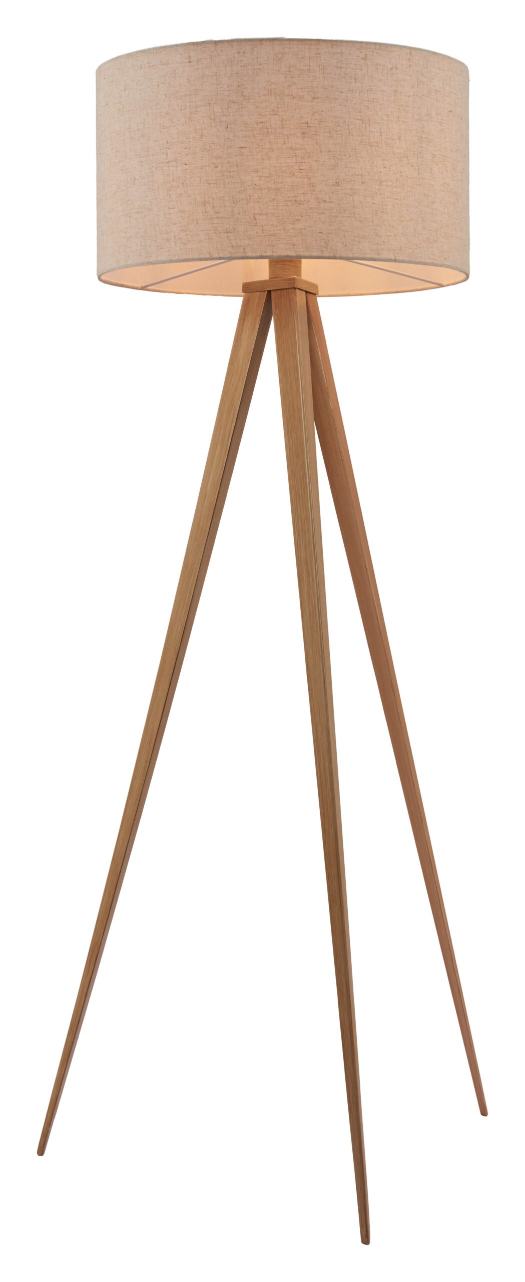 Imperial Floor Lamp Beige & Natural - Image 7