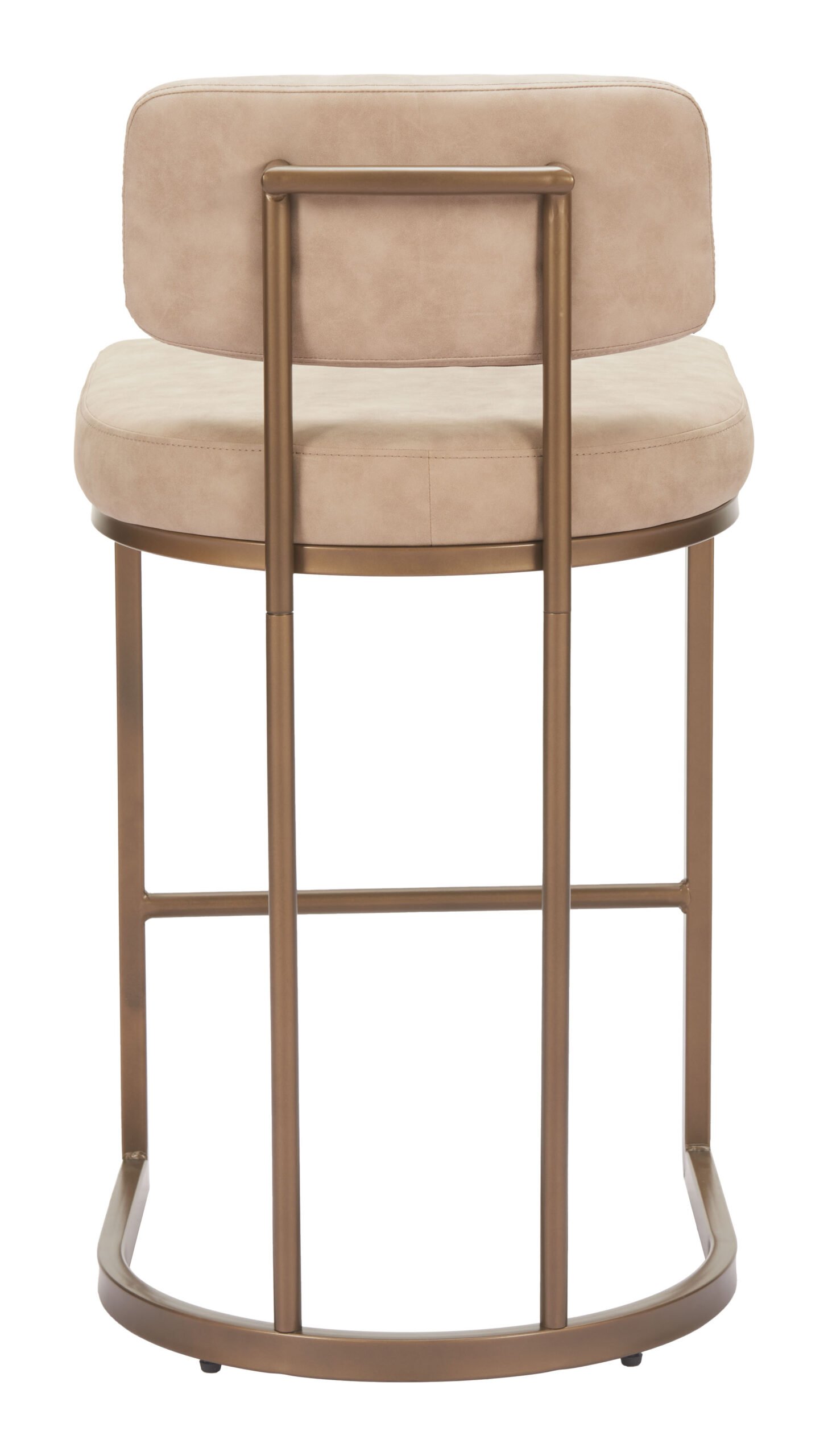 Velar Counter Stool (Set of 2) Beige - Image 4