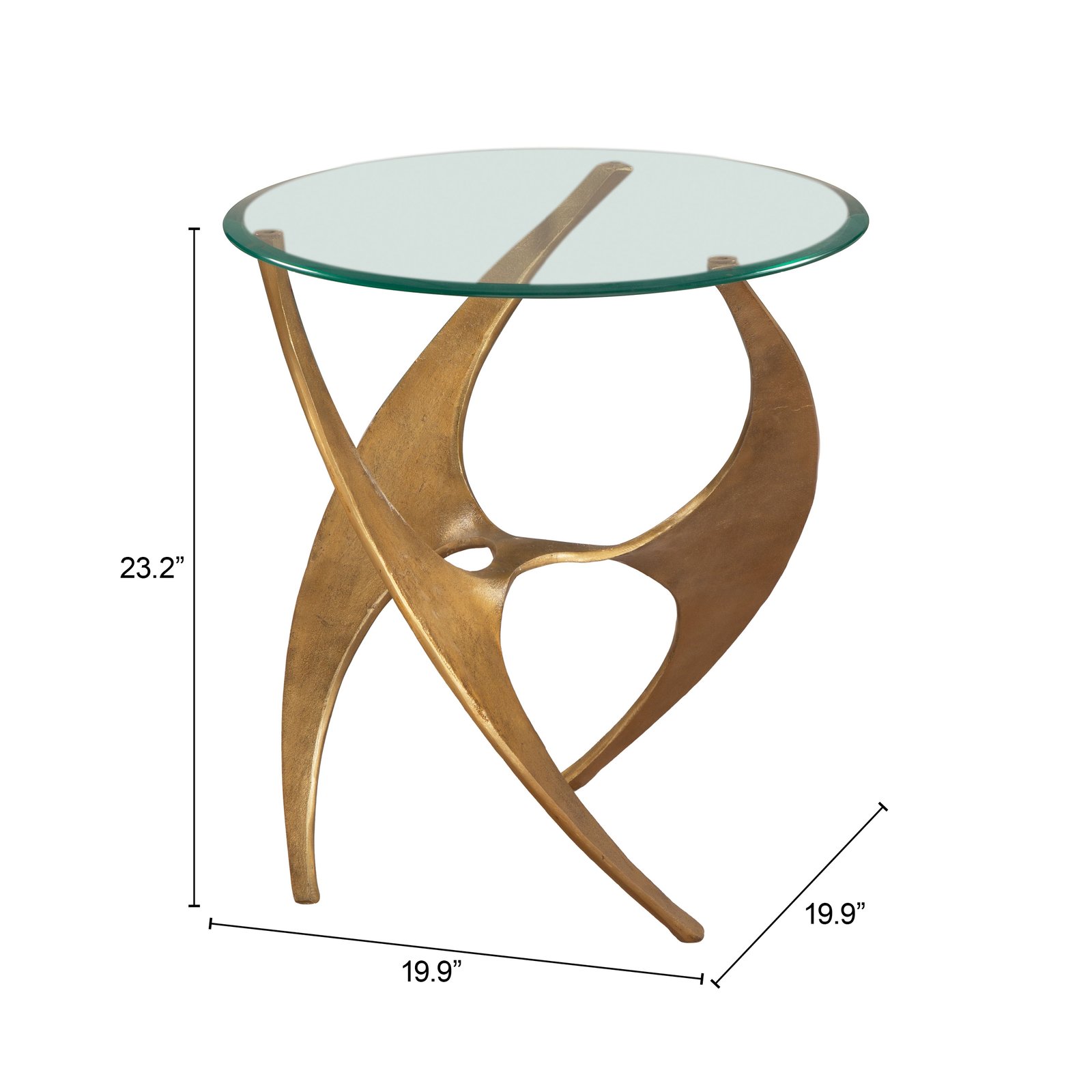 Sabel Side Table Gold - Image 5