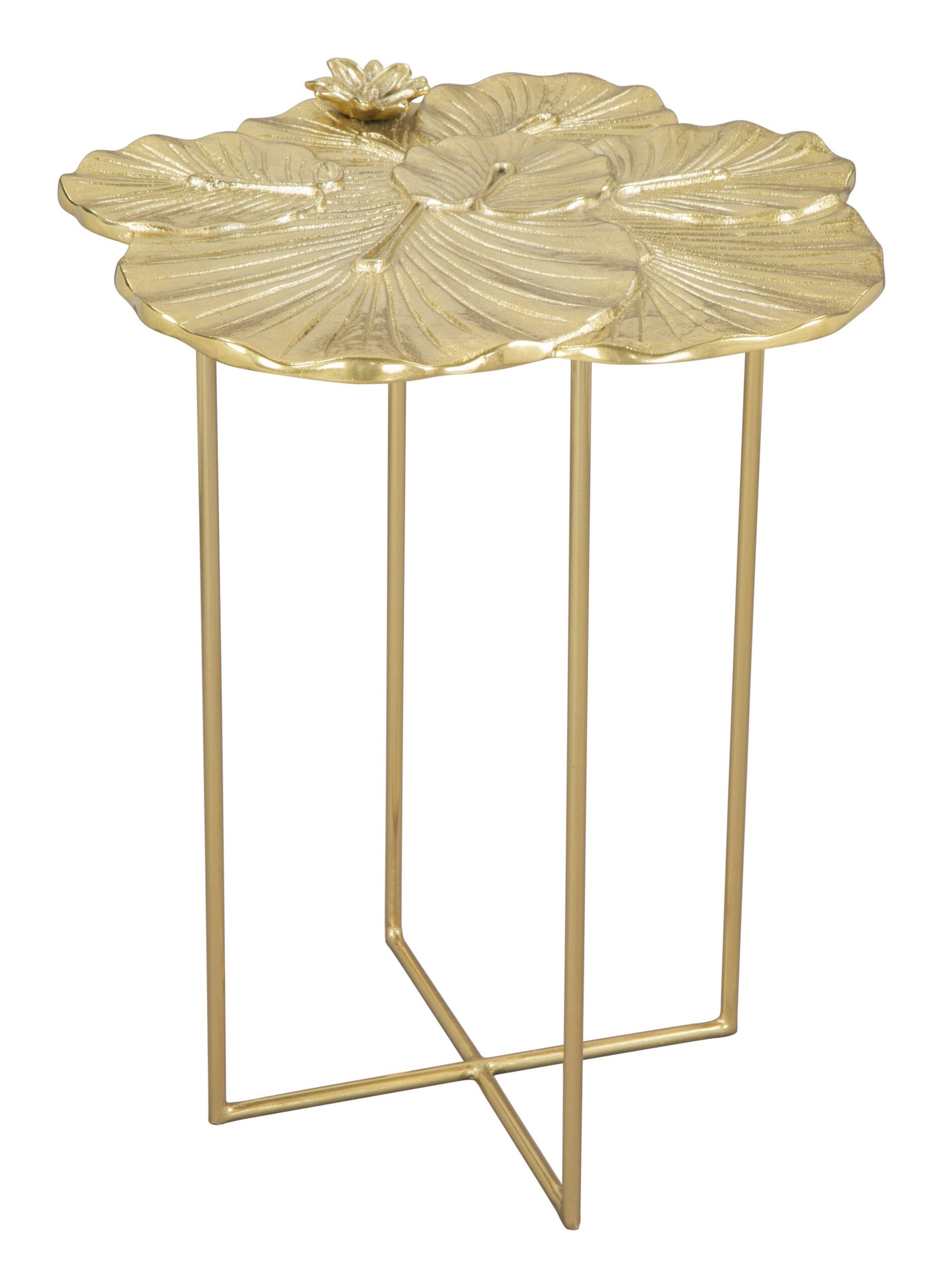 Lotus Side Table Gold - Image 2