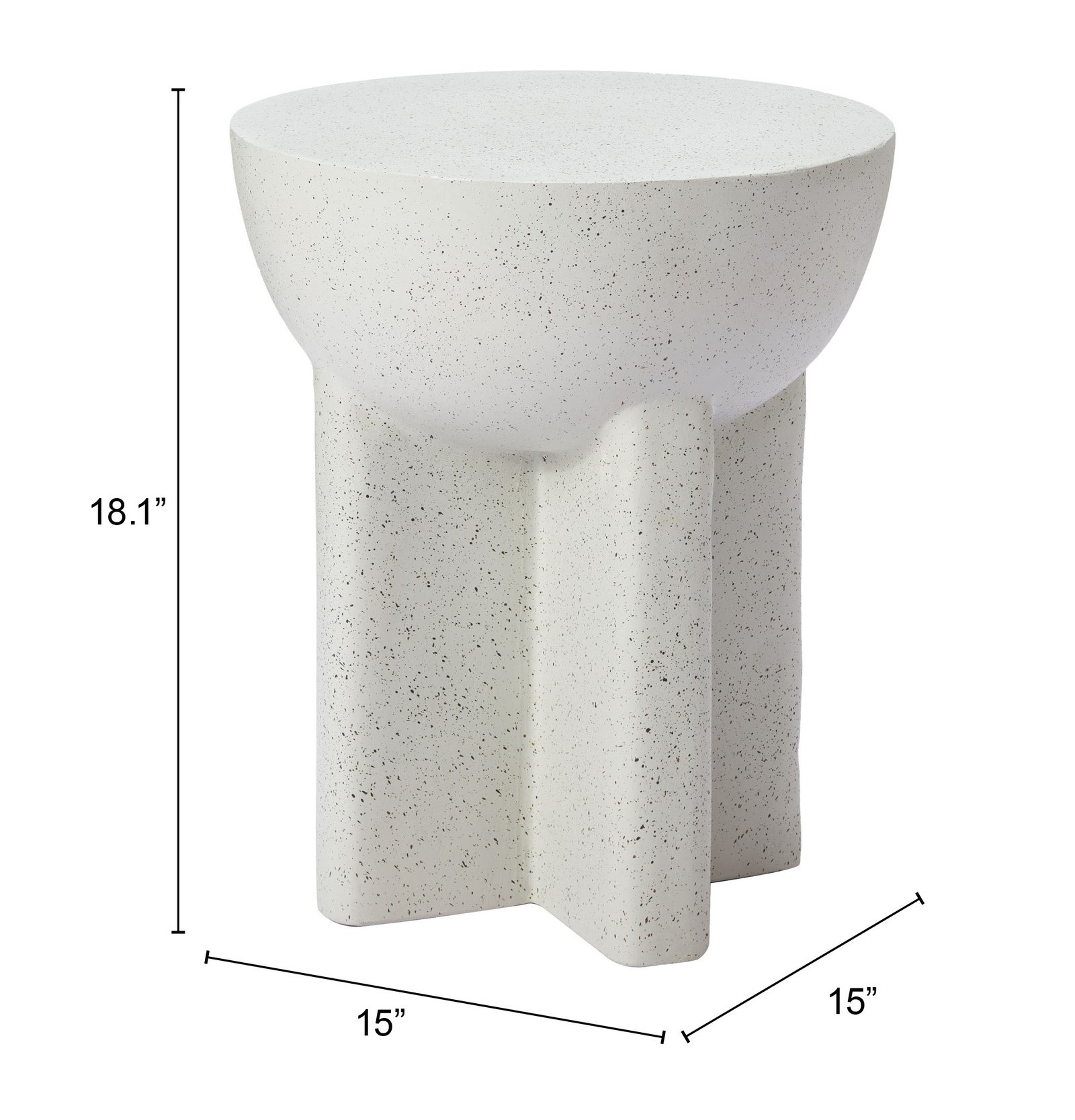 Molli Side Table White - Image 8