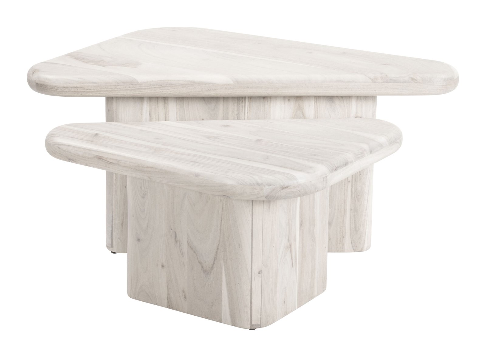 Navidic Coffee Table Set (2-Piece) Whitewashed - Image 5