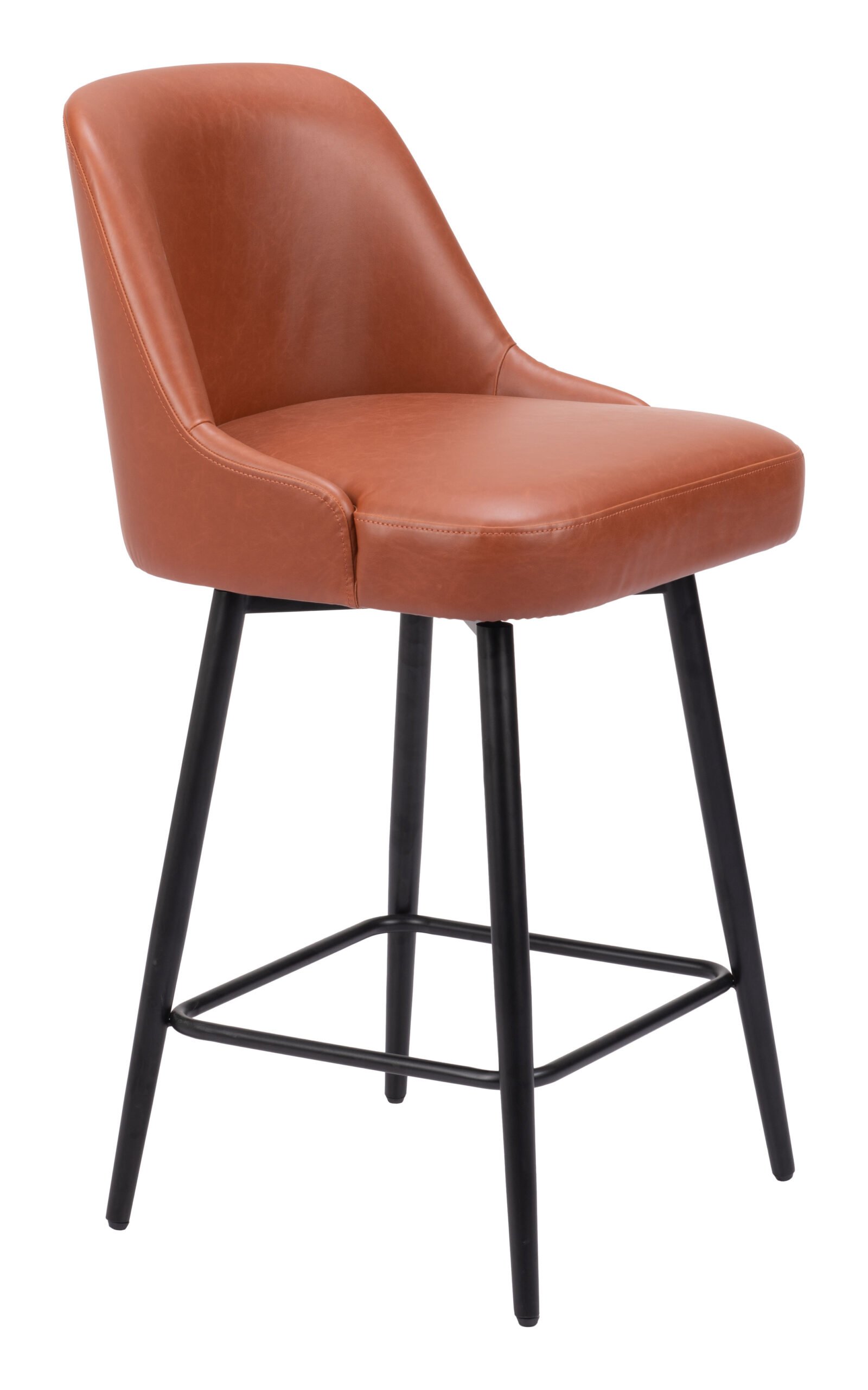 Keppel Swivel Counter Stool Brown - Image 2