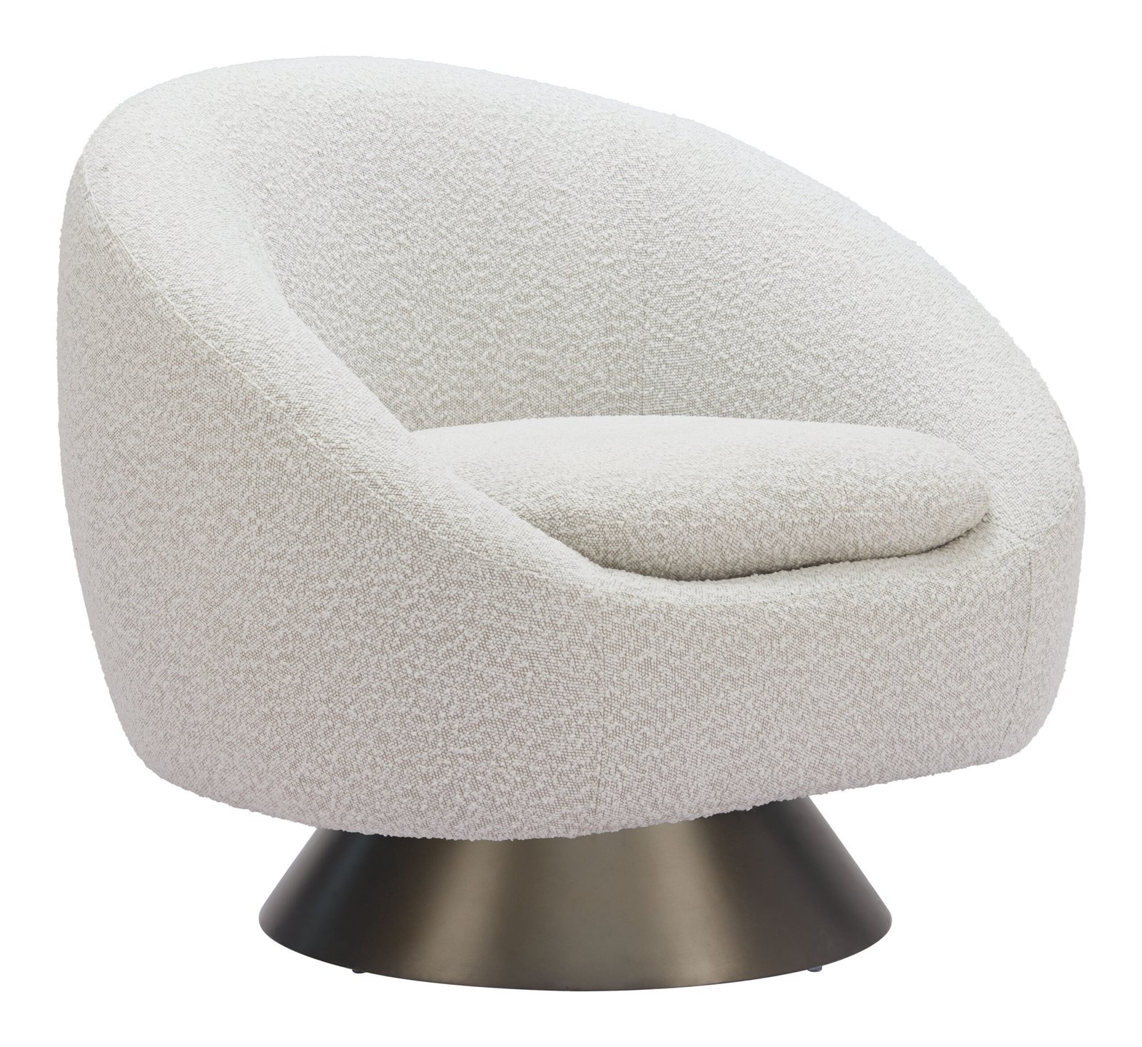 Modan Swivel Chair Misty Gray - Image 6