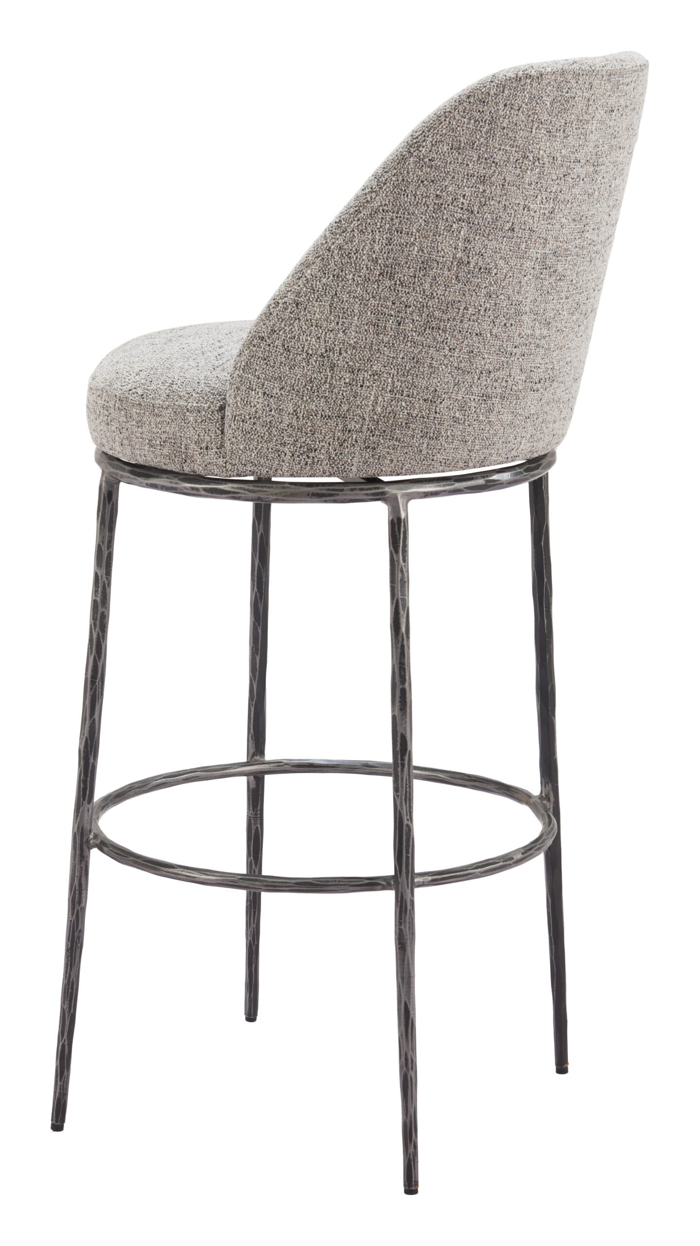 Nordhavn Swivel Barstool Gray - Image 6