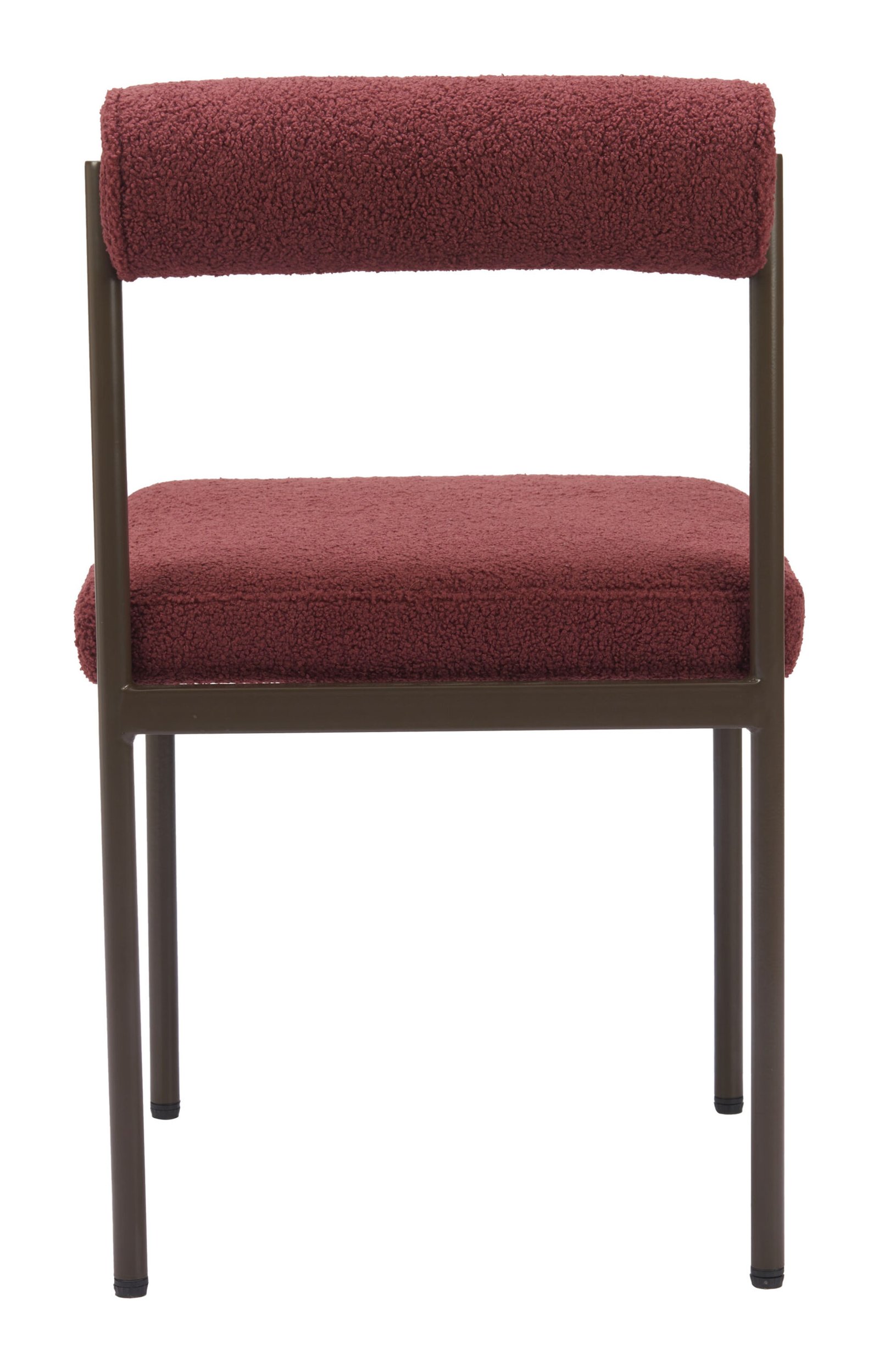 Livorno Dining Chair Red & Bronze - Image 4