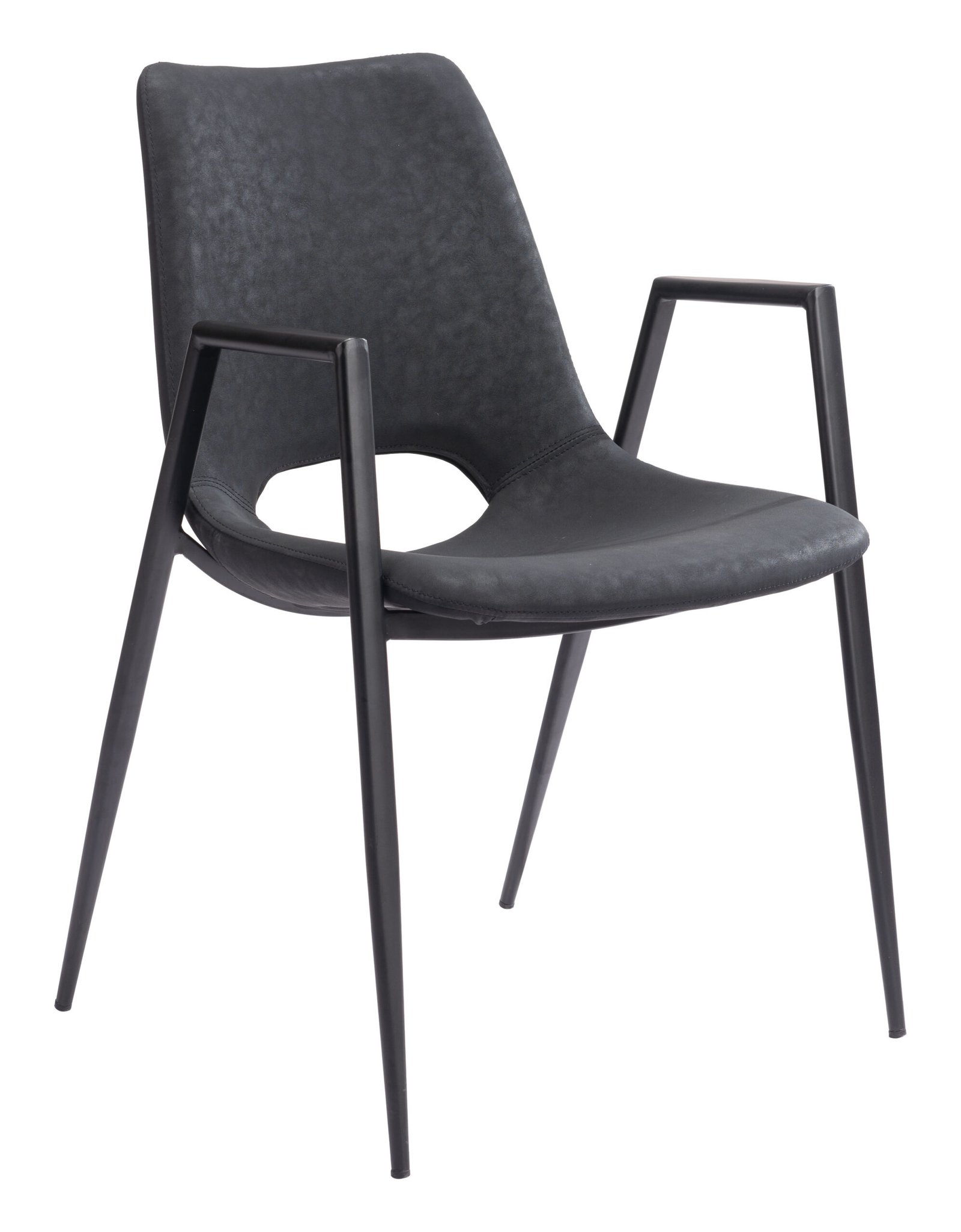 Desi Dining Chair (Set of 2) Black - Image 3