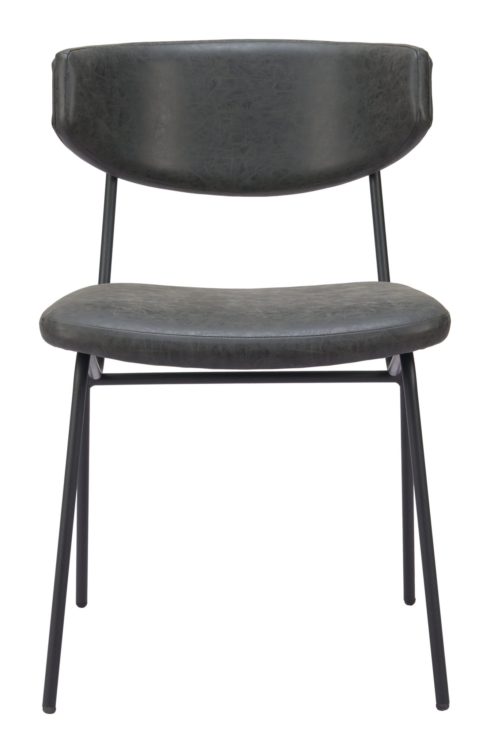 Charon Dining Chair (Set of 2) Vintage Black - Image 6