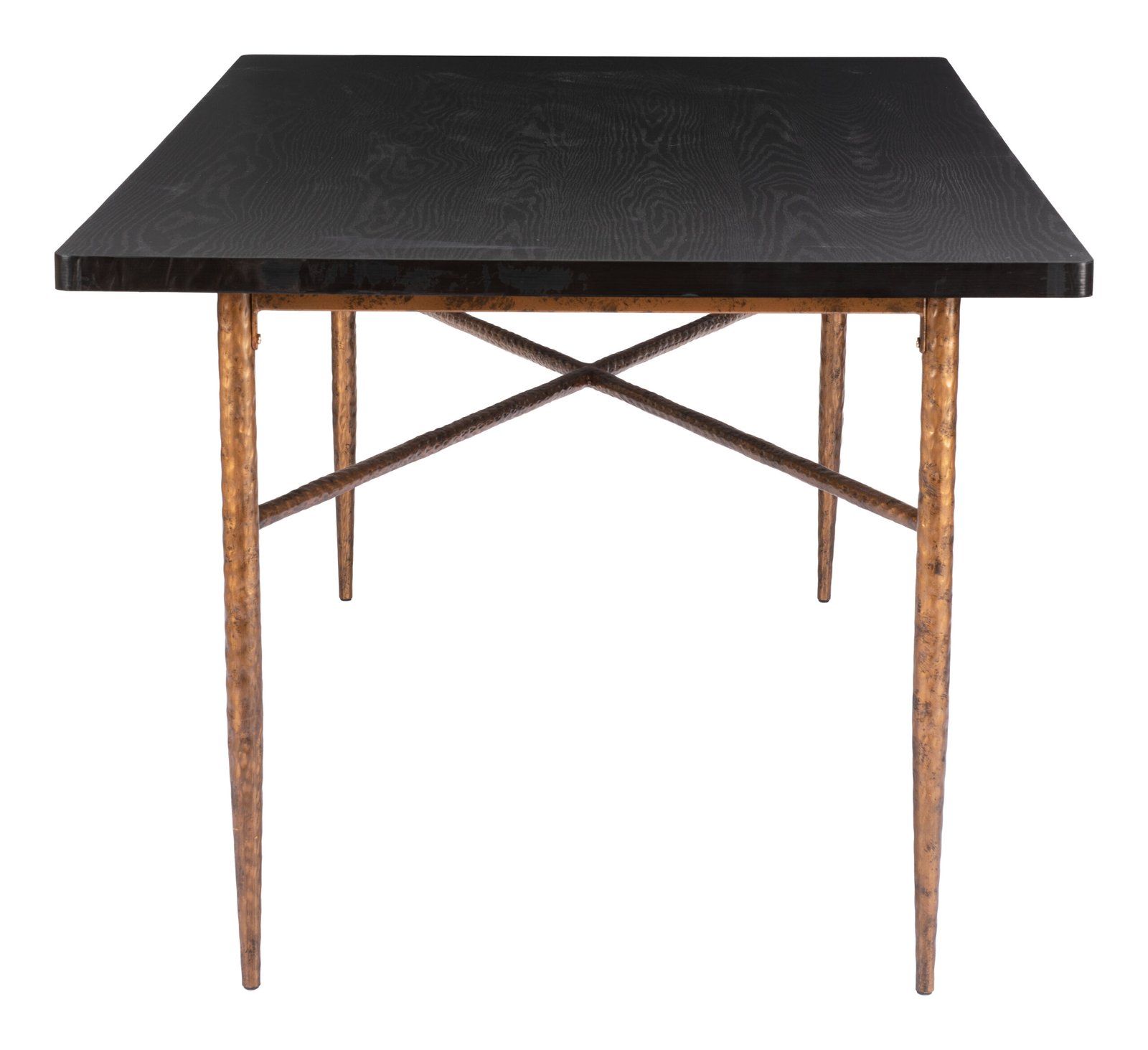 Nida Dining Table Black & Bronze - Image 3