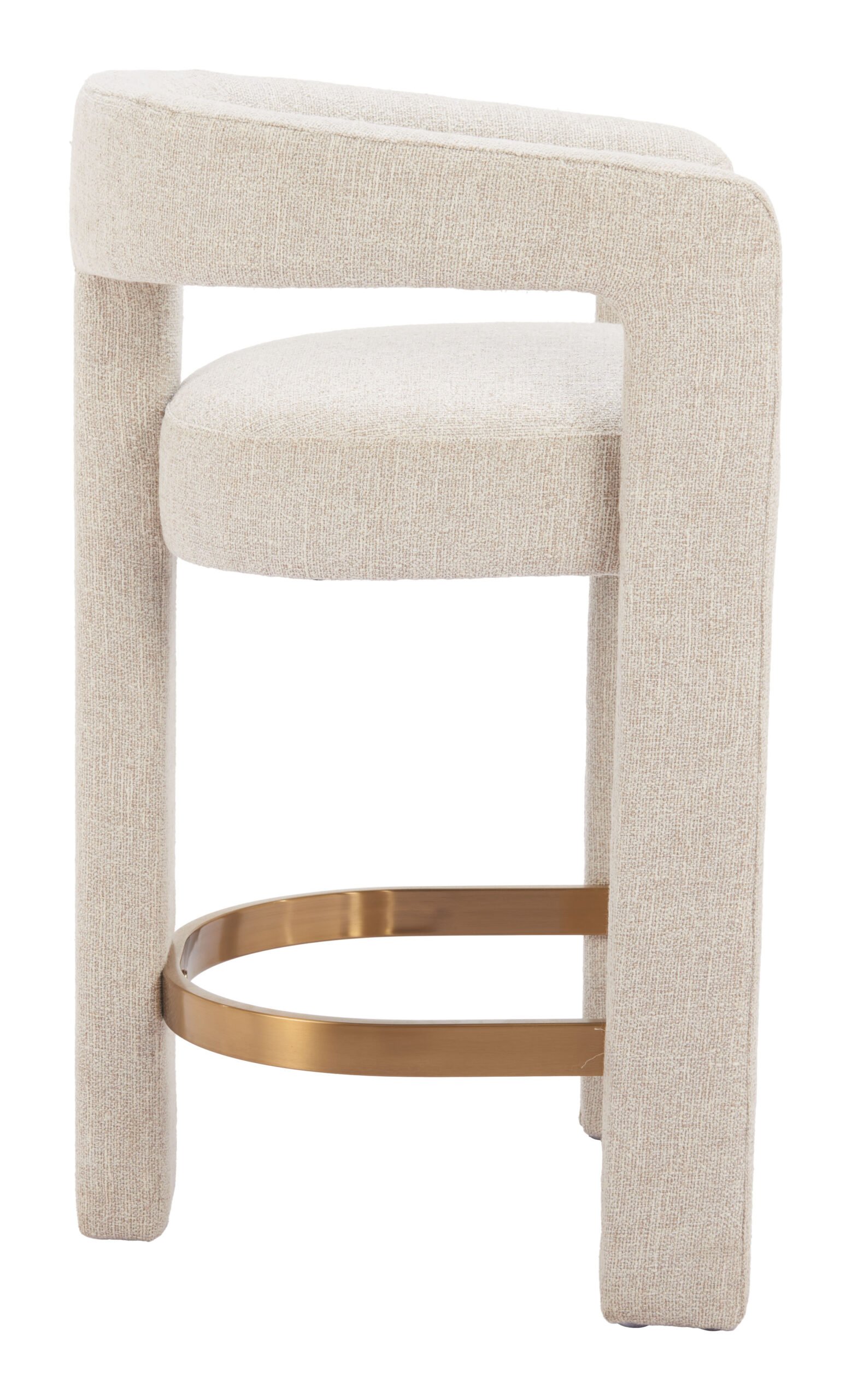 Saiko Counter Stool Beige - Image 2