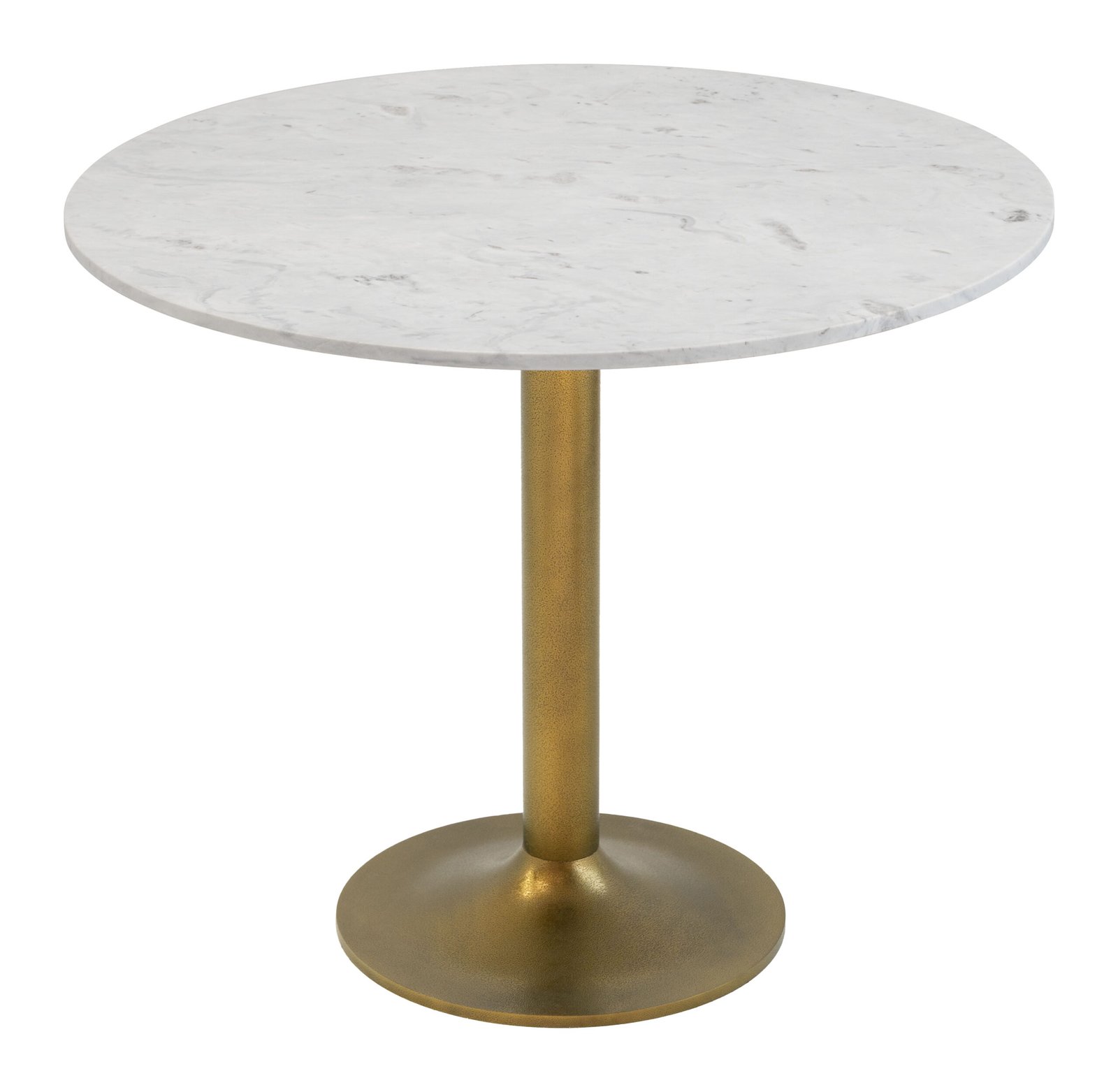 Fullerton Dining Table White & Gold - Image 4