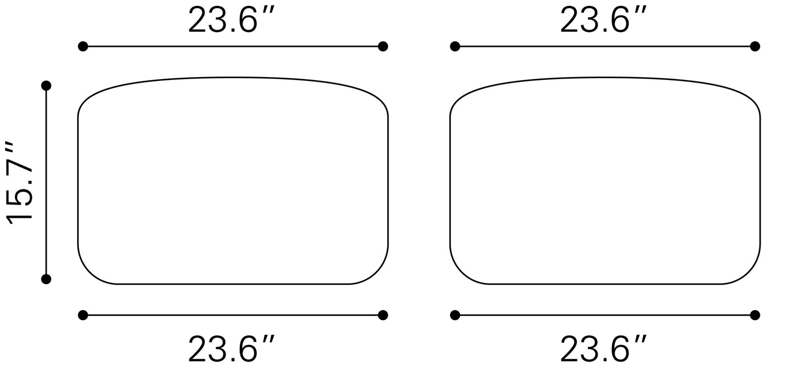 Pisco Ottoman Beige & Black - Image 6
