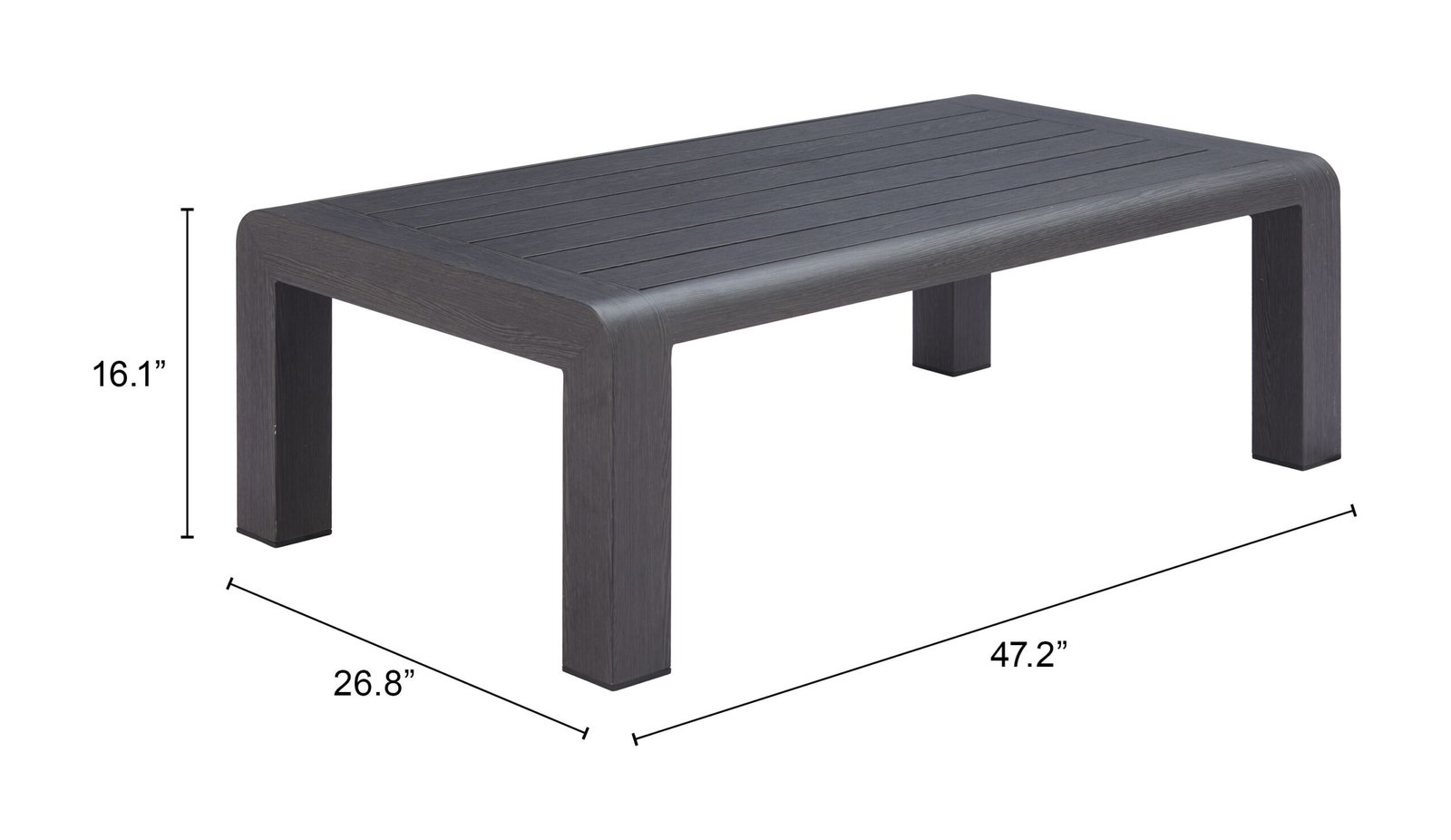 Rolig Coffee Table Black - Image 10