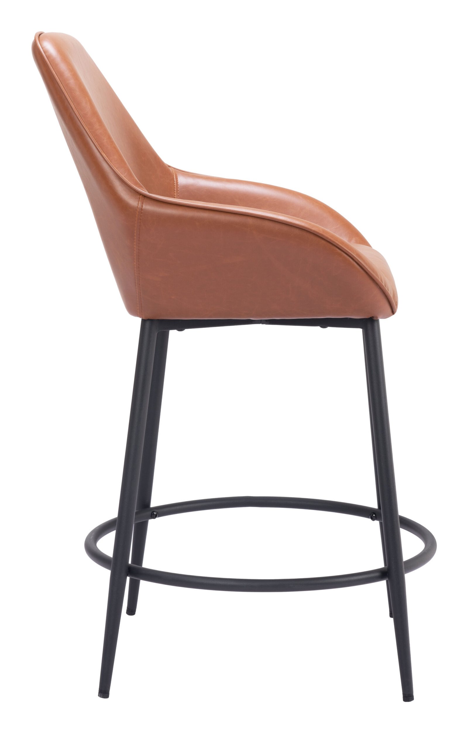 Vila Counter Stool (Set of 2) Brown - Image 2