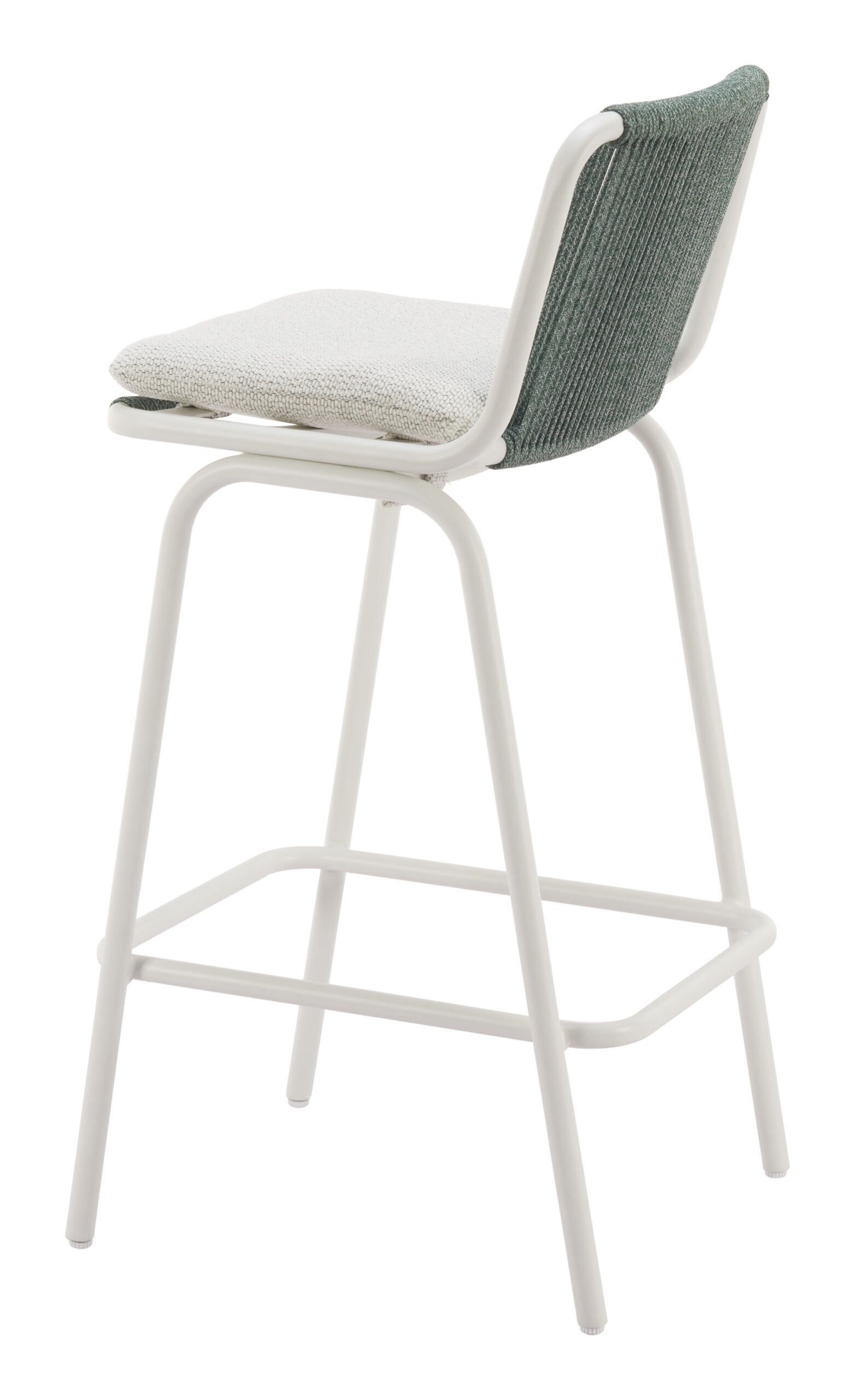 Luft Barstool (Set of 2) White & Green - Image 5