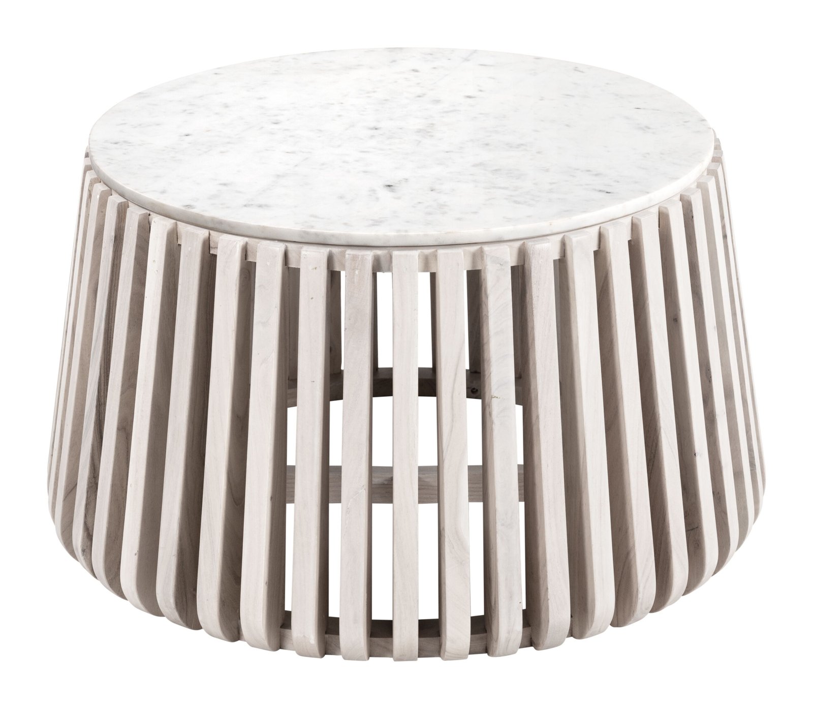 Cyprus Coffee Table White & Whitewashed - Image 2