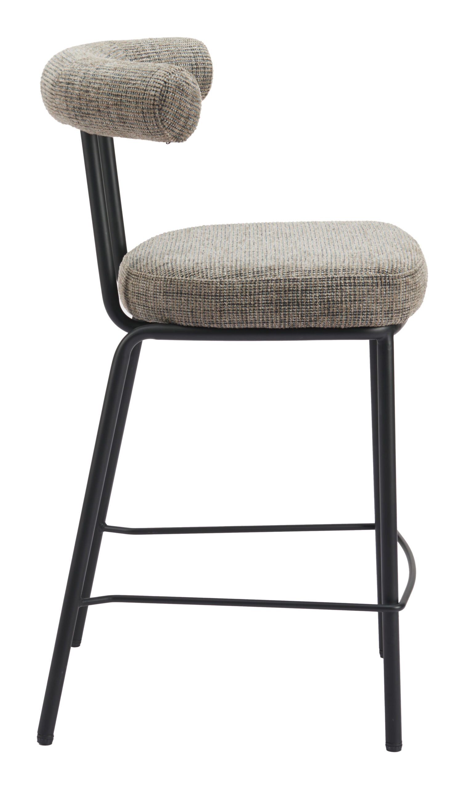 Kede Counter Stool Green Tweed - Image 2
