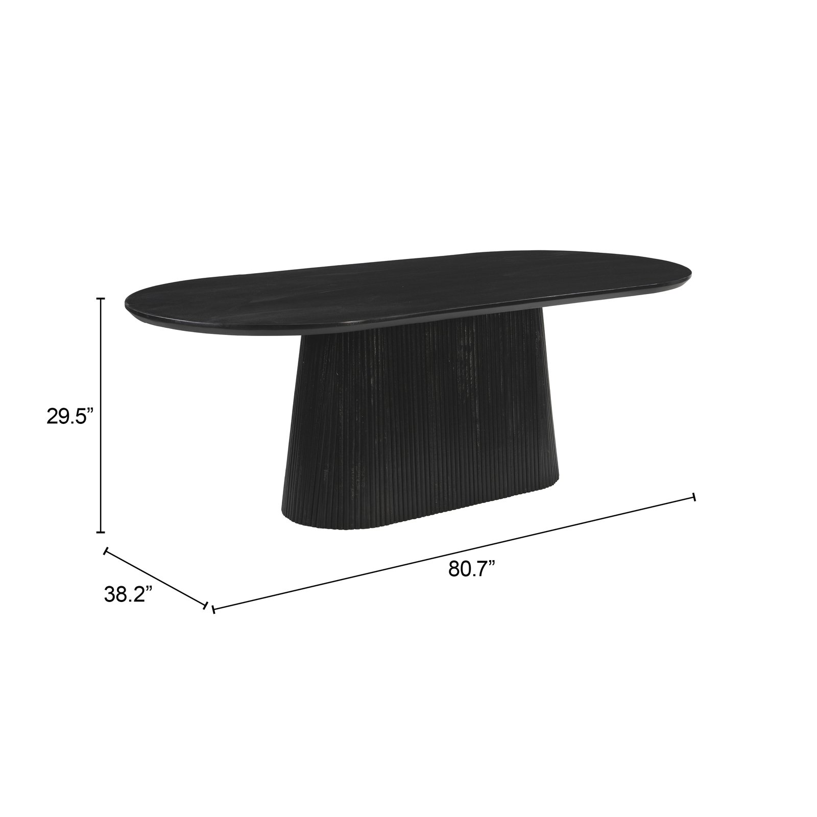 Sulco Dining Table Black - Image 6