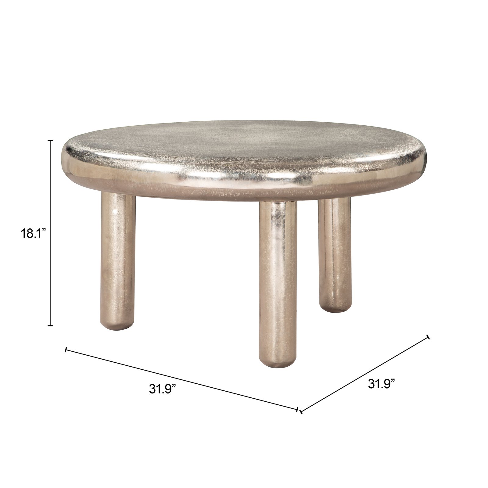 Arian Coffee Table Silver - Image 6