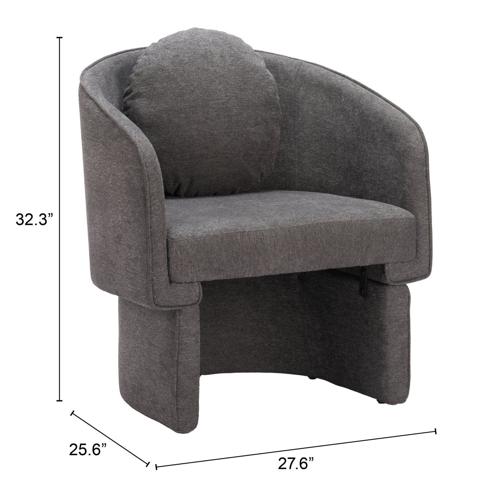 Olya Accent Chair Truffle Gray - Image 10