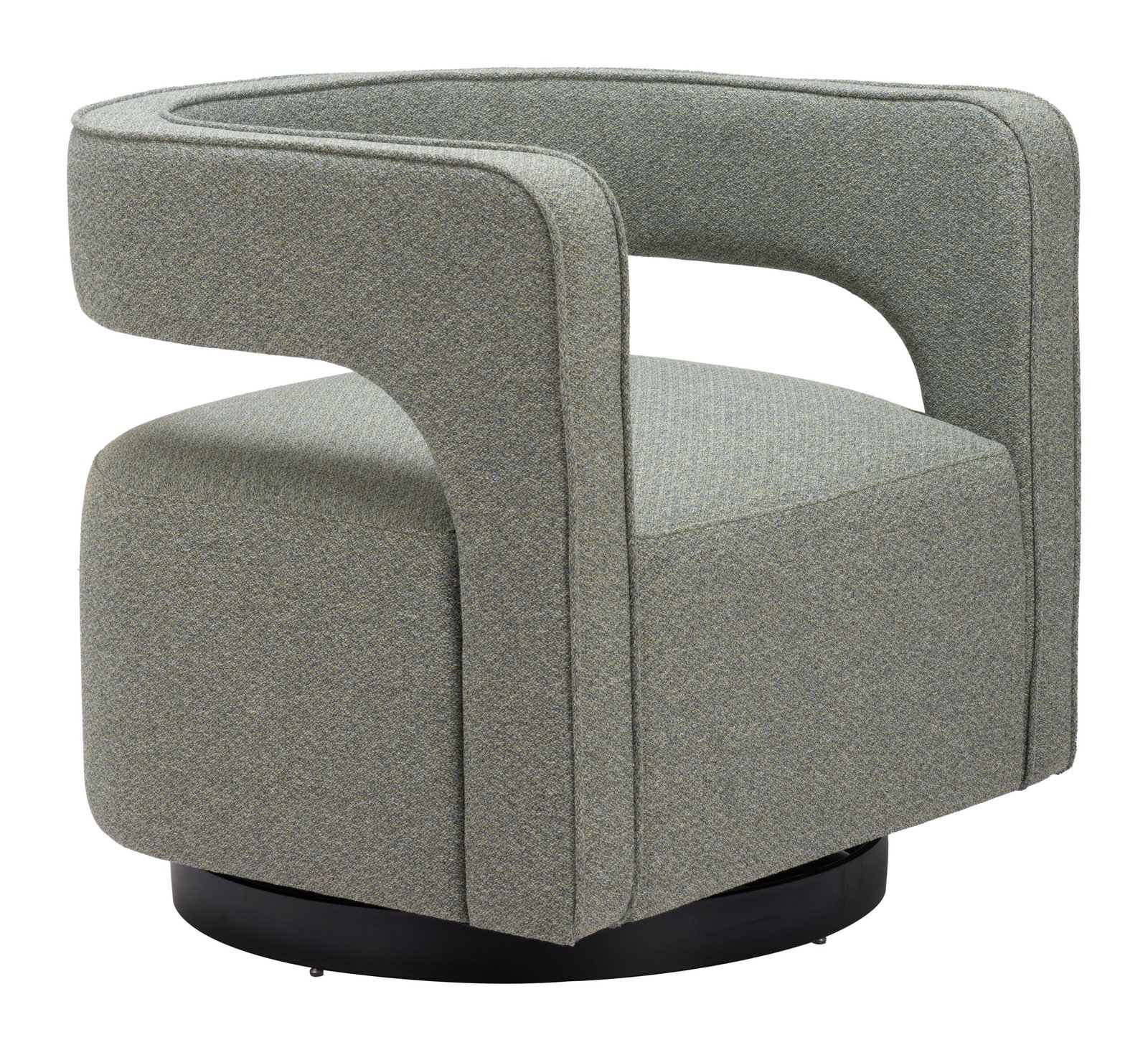 Turku Swivel Chair Sage Green - Image 6