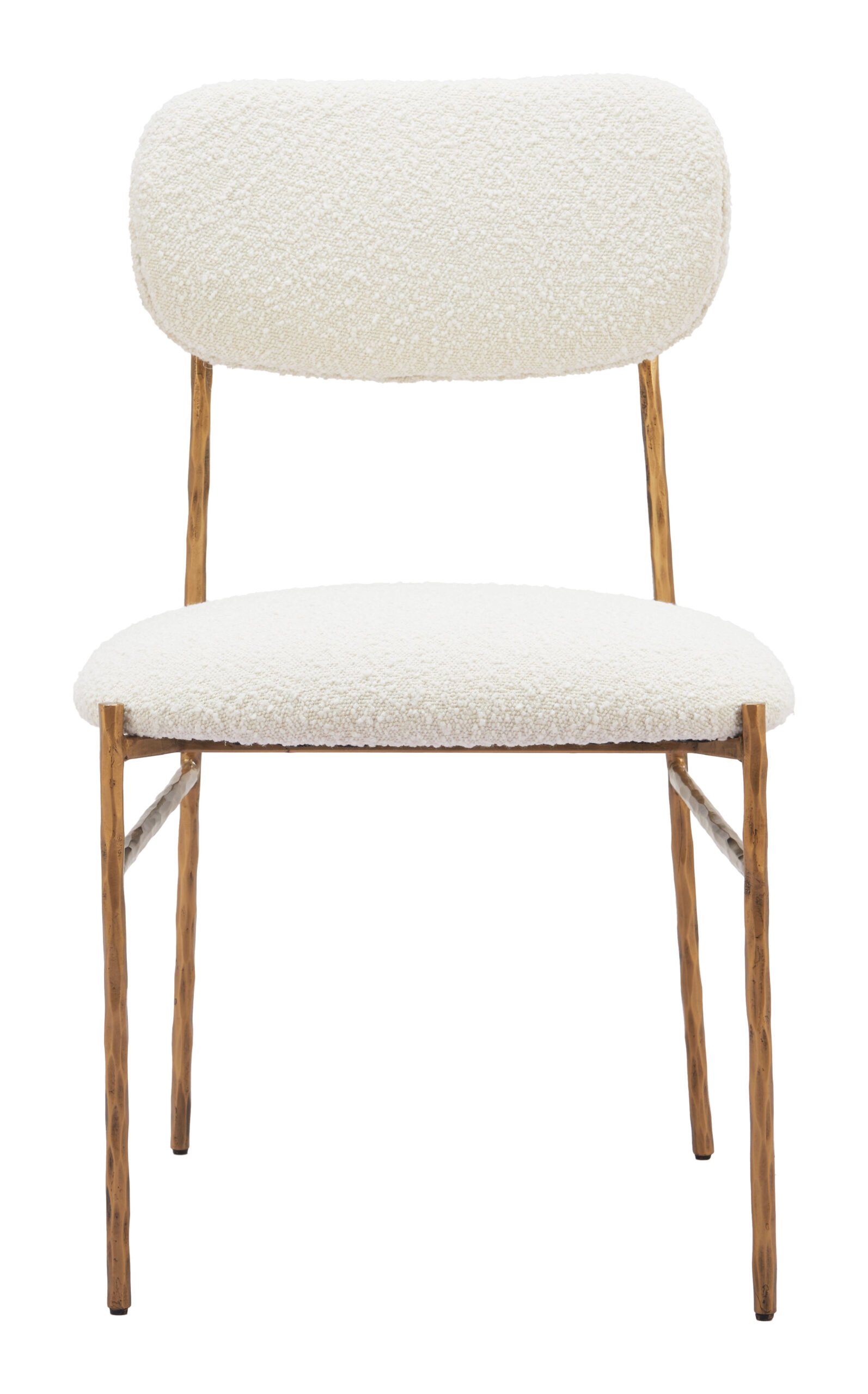 Sydhavnen Dining Chair Cream & Gold - Image 5
