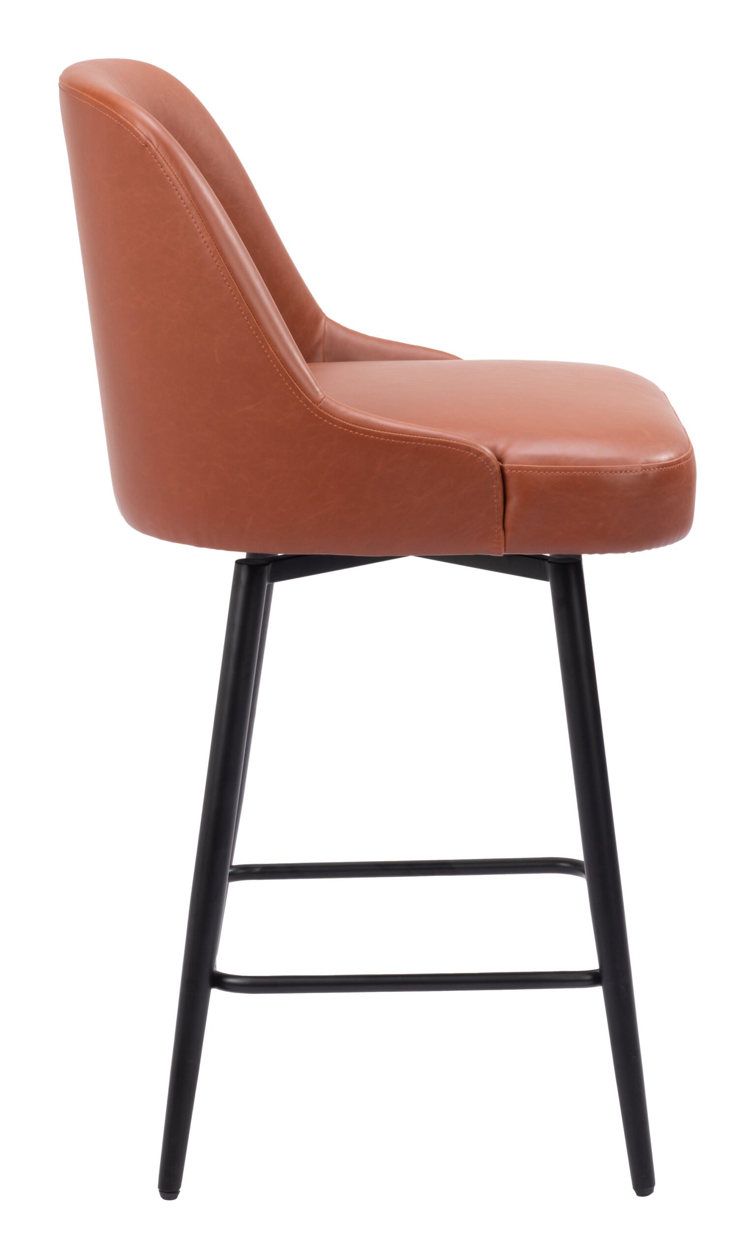 Keppel Swivel Counter Stool Brown - Image 3