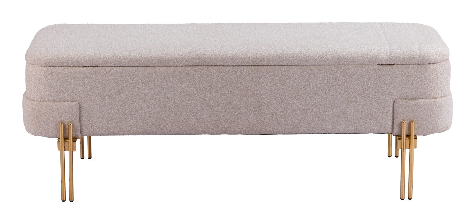 Lebreton Storage Bench Oatmeal Beige - Image 6