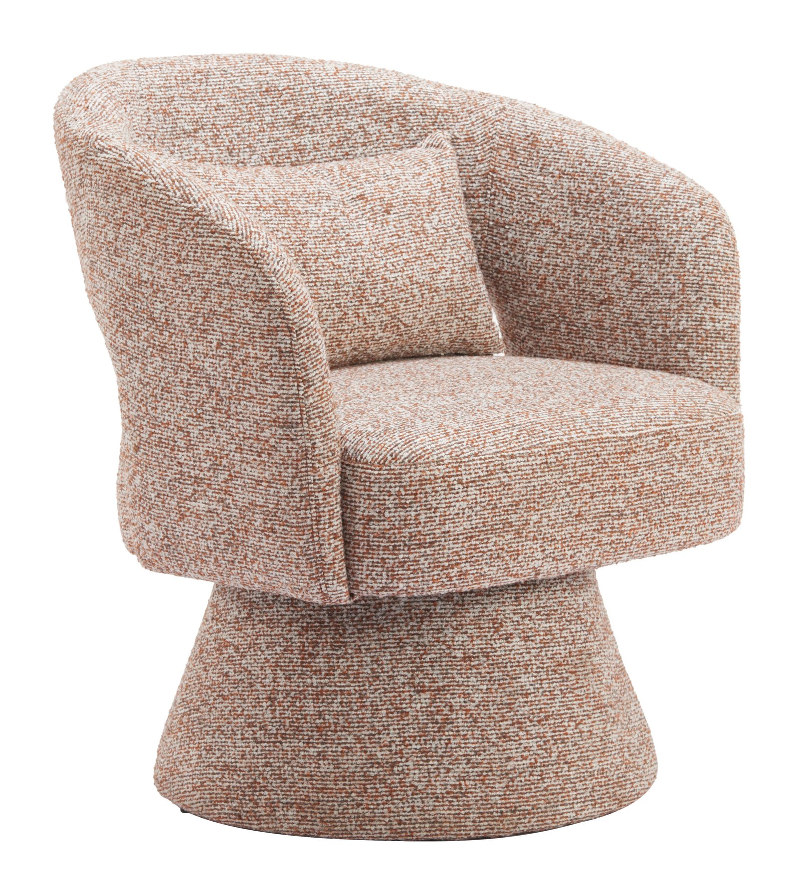Liva Swivel Chair Frosty Brown - Image 6