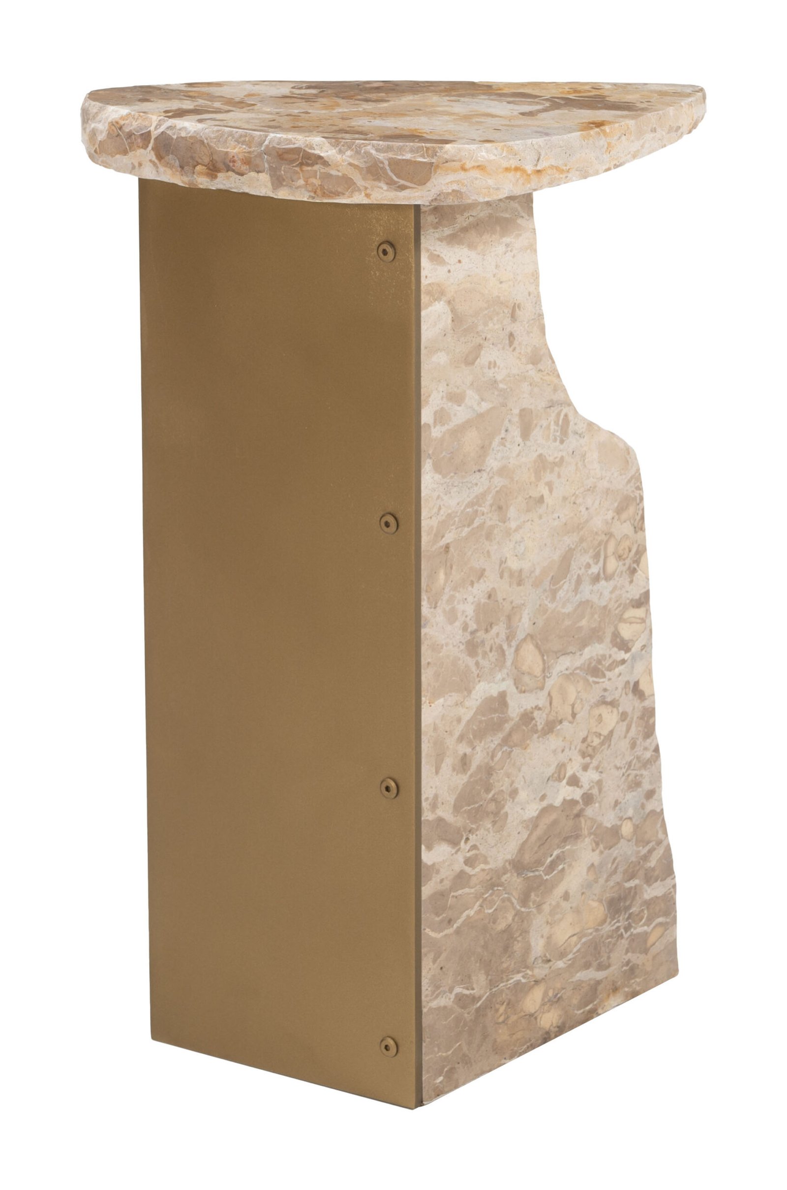 Surya Side Table Beige - Image 6