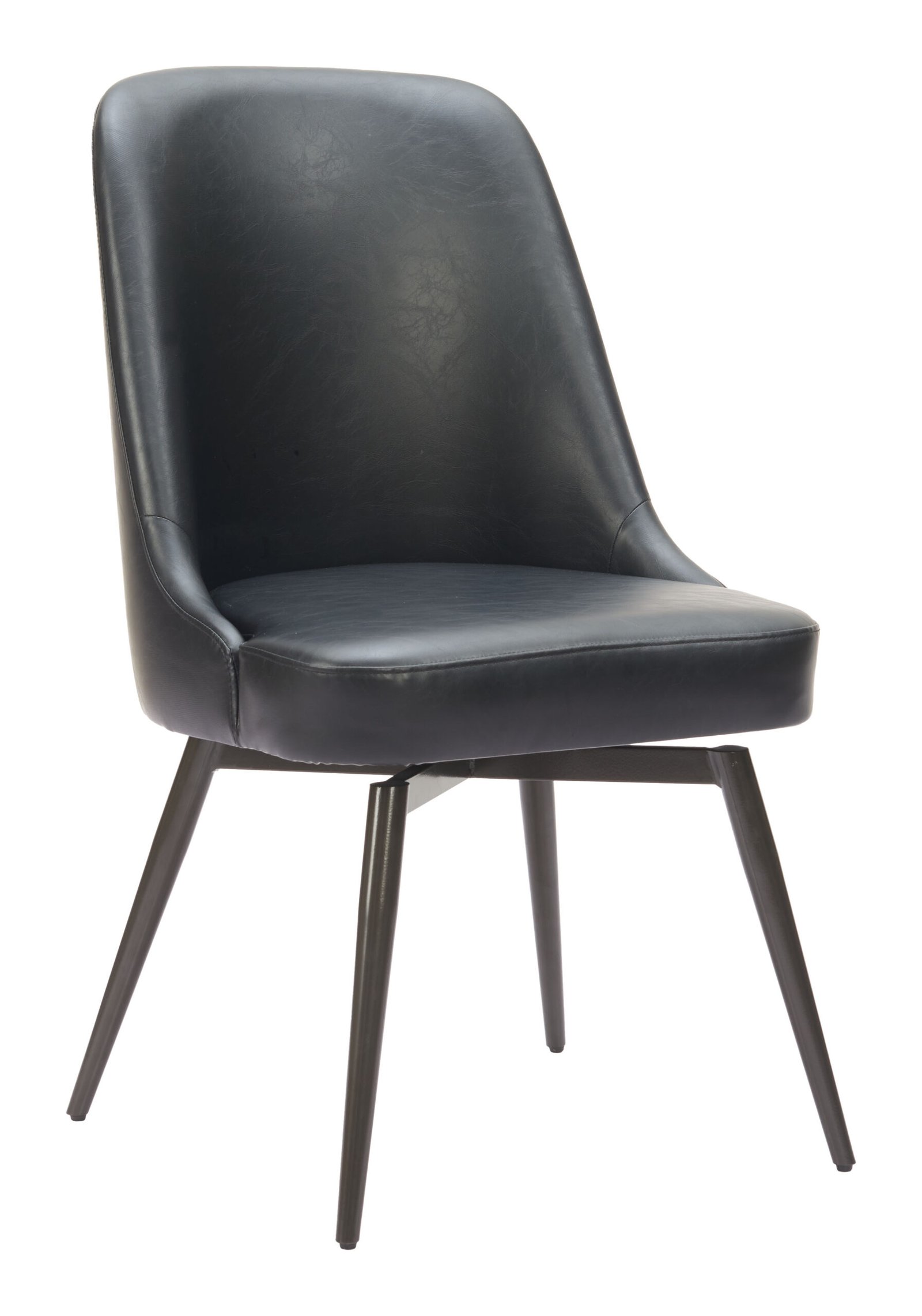 Keppel Swivel Dining Chair (Set of 2) Black - Image 6