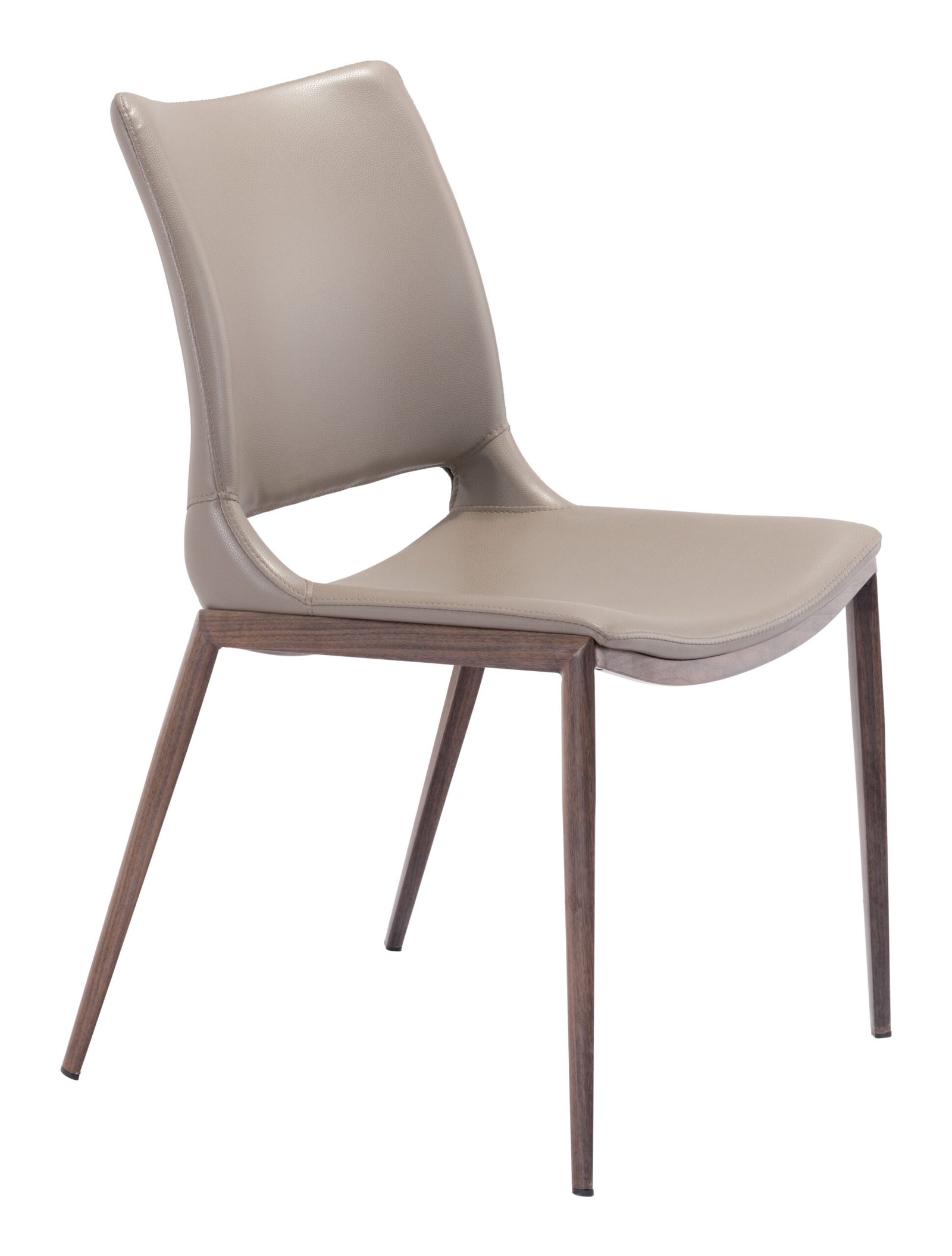 Ace Dining Chair (Set of 2) Brown & Walnut - Image 3
