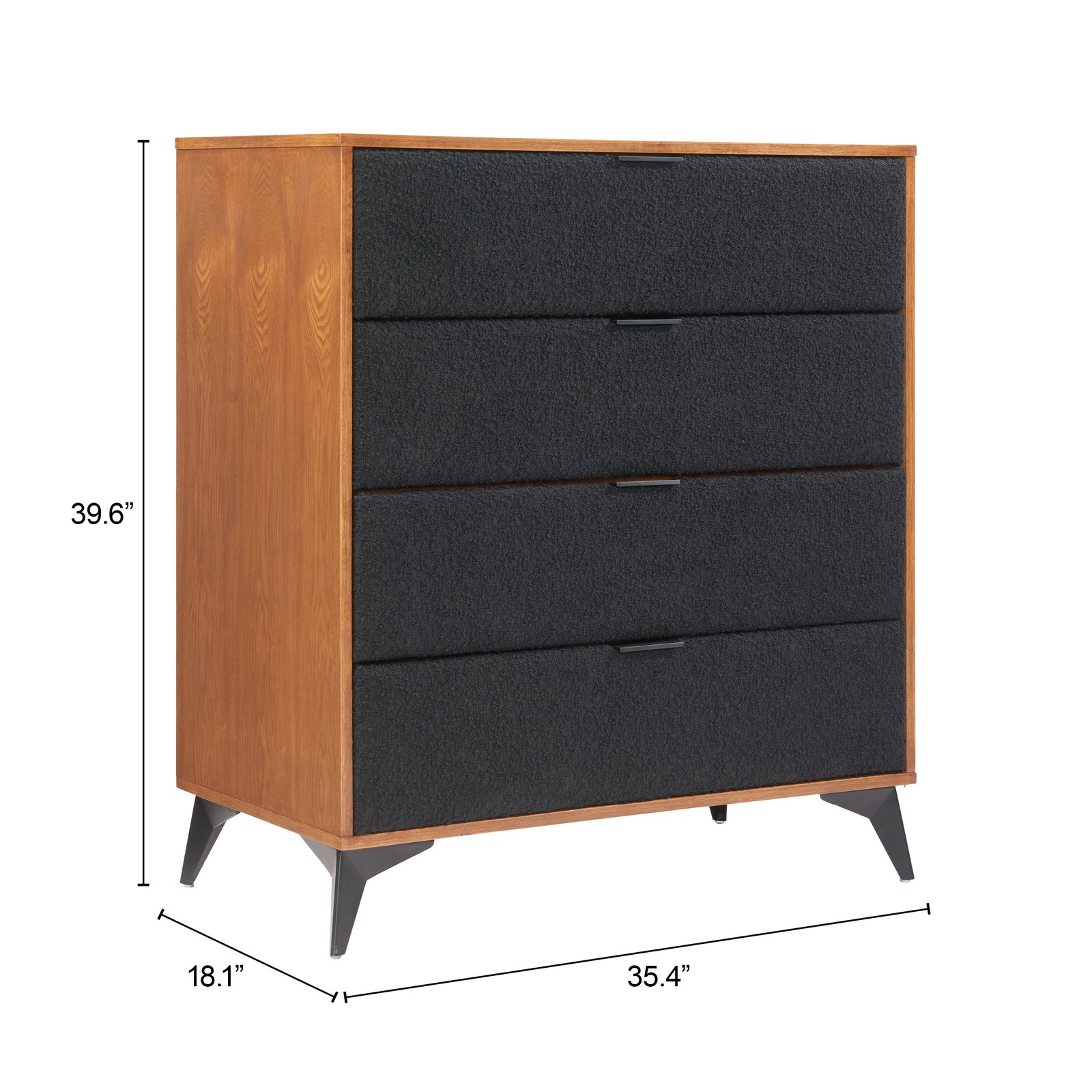 Zarif Chest Black & Walnut - Image 12