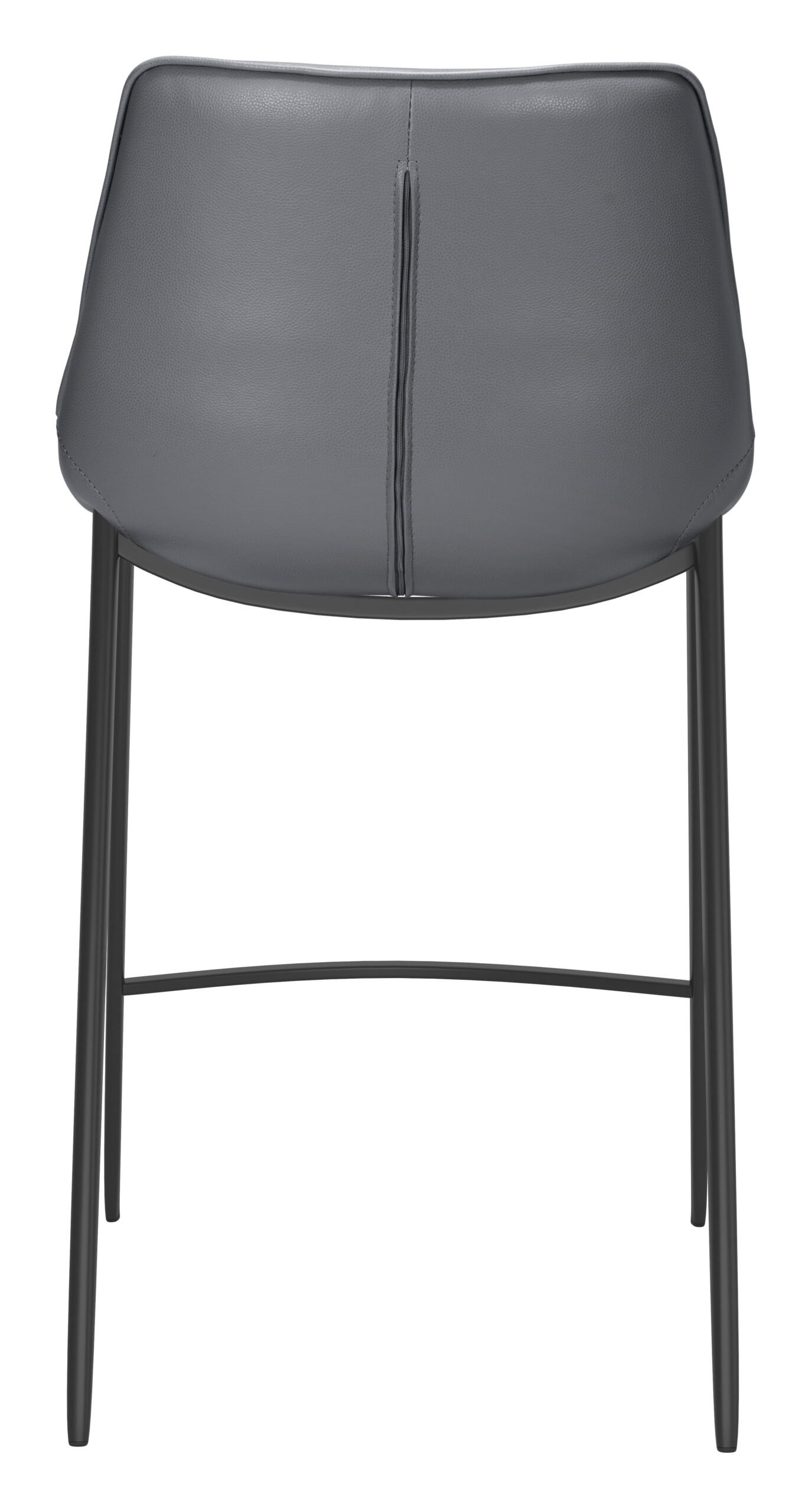 Magnus Counter Stool (Set of 2) Dark Gray & Black - Image 5