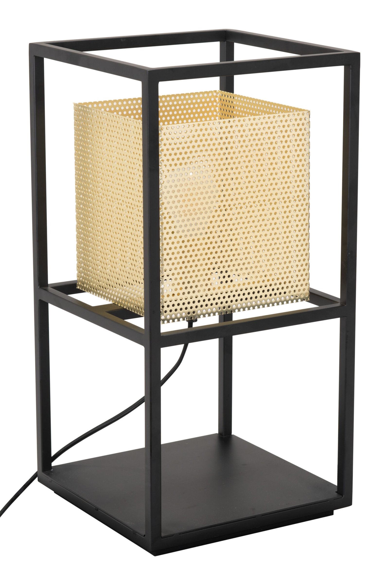 Yves Table Lamp Gold & Black - Image 5