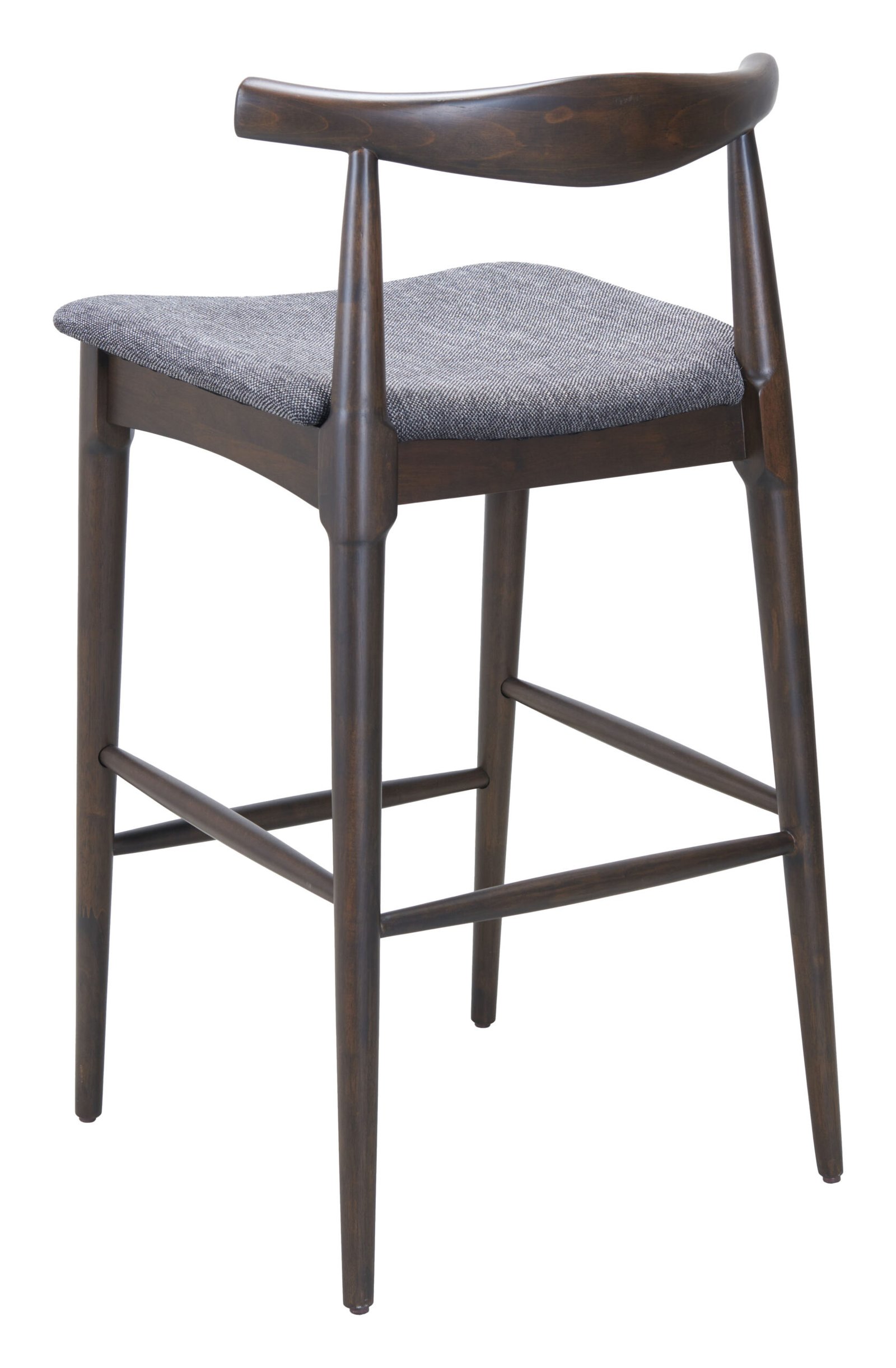 Tuzka Barstool (Set of 2) Gray & Espresso - Image 5