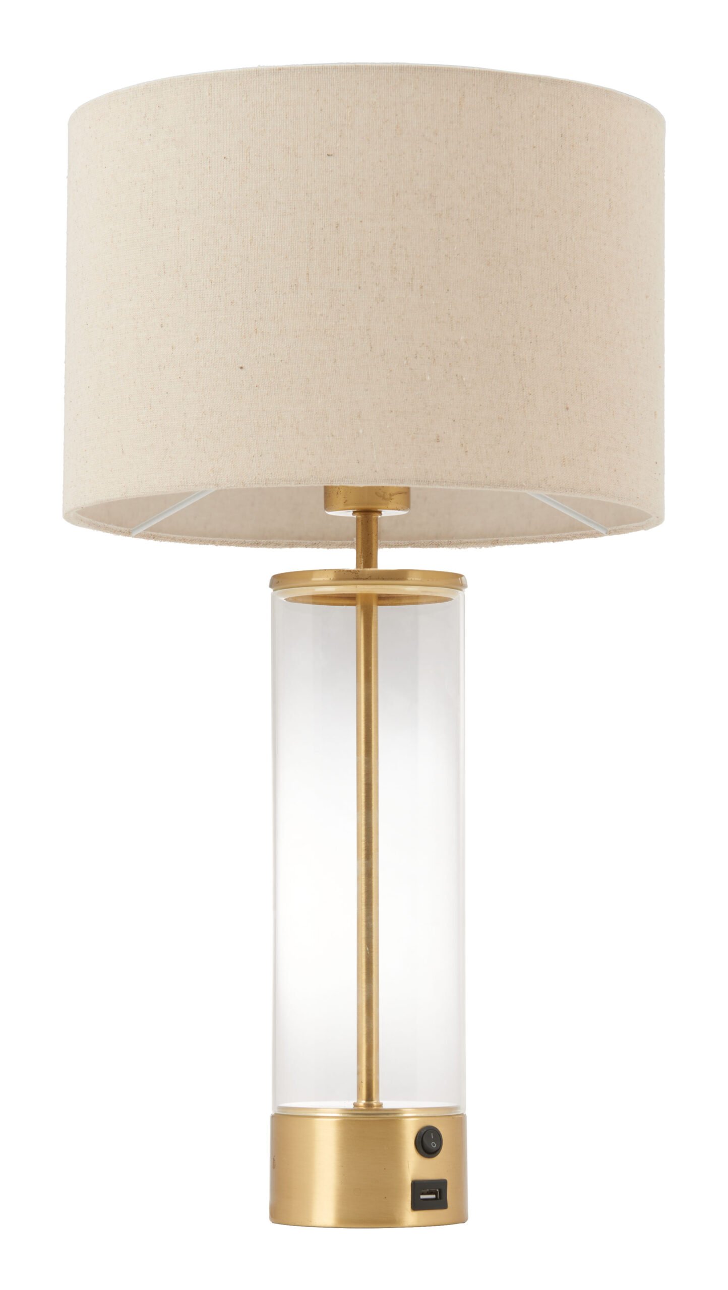 Boreal Table Lamp Beige & Gold - Image 3