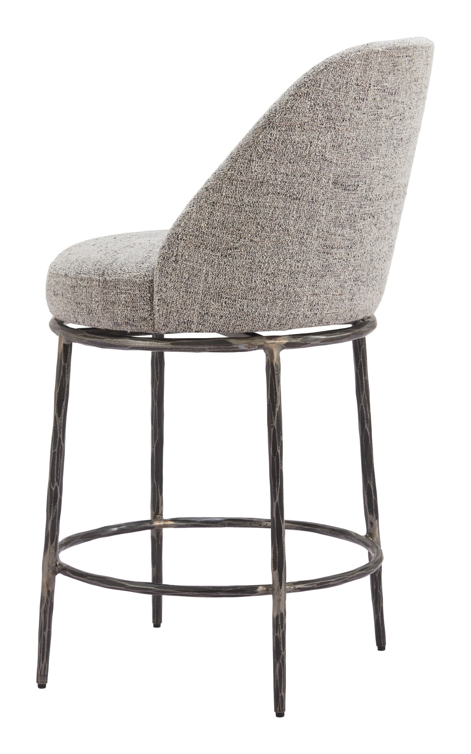 Nordhavn Swivel Counter Stool Gray - Image 6