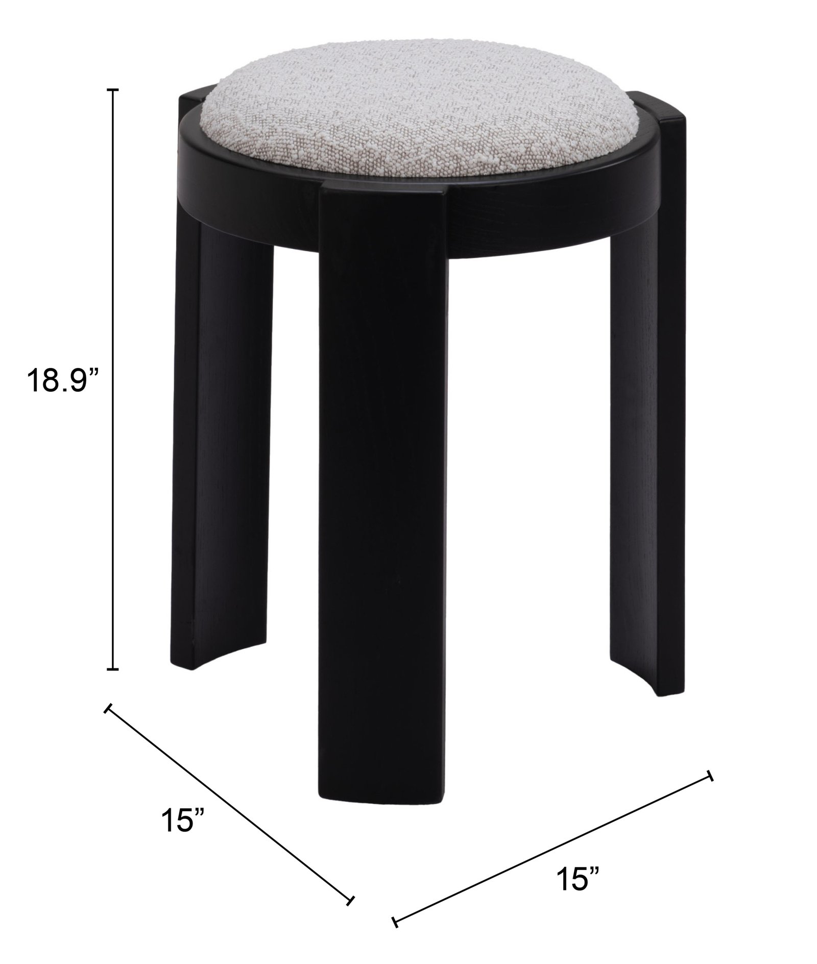 Banjul Ottoman Misty Gray - Image 9