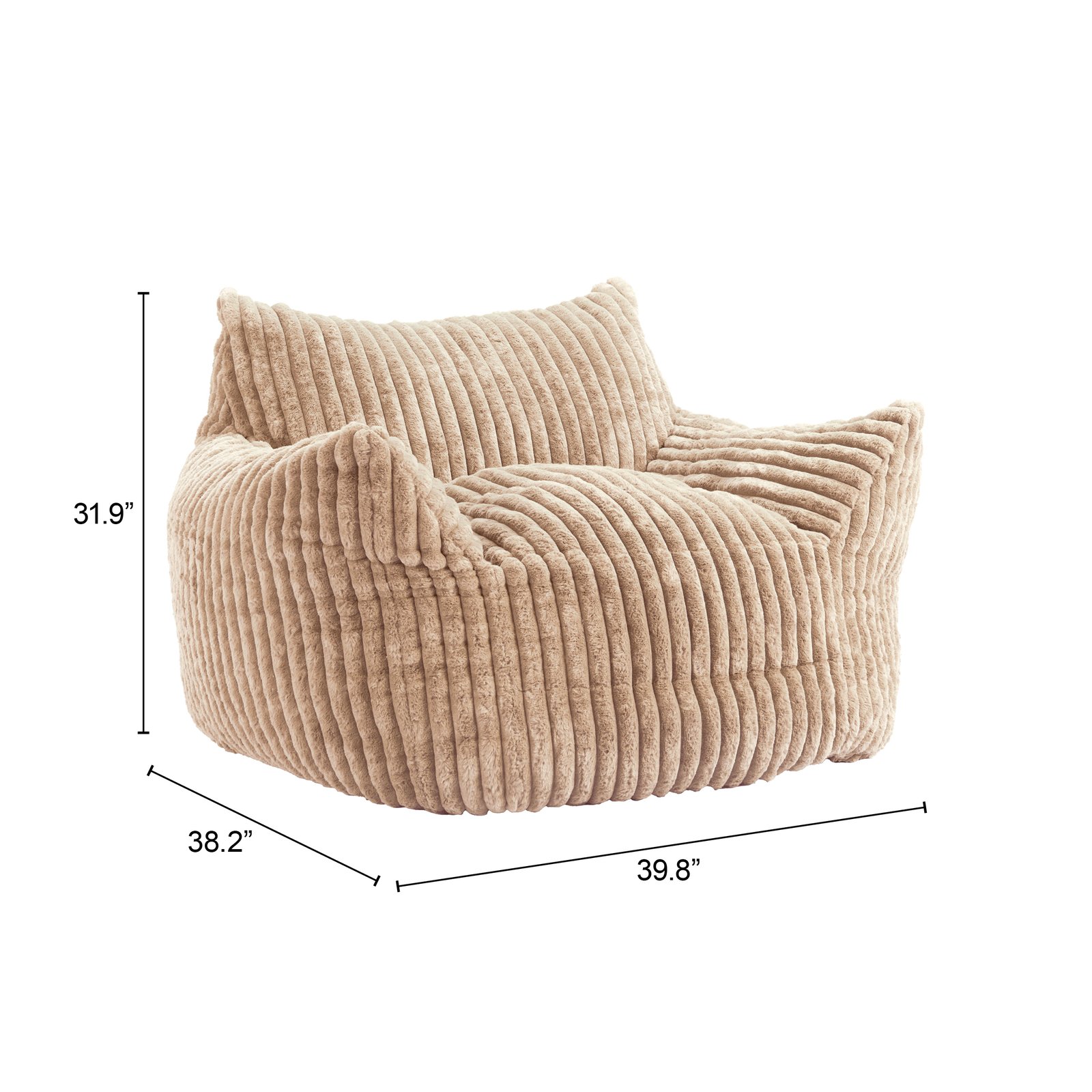 Calin Armchair Beige - Image 9