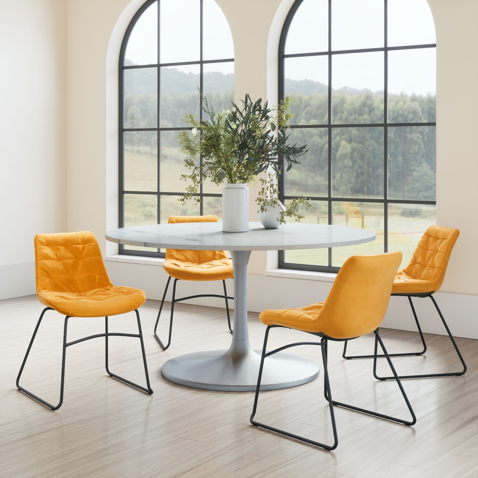 Tammy Dining Chair (Set of 2) Yellow - Image 2