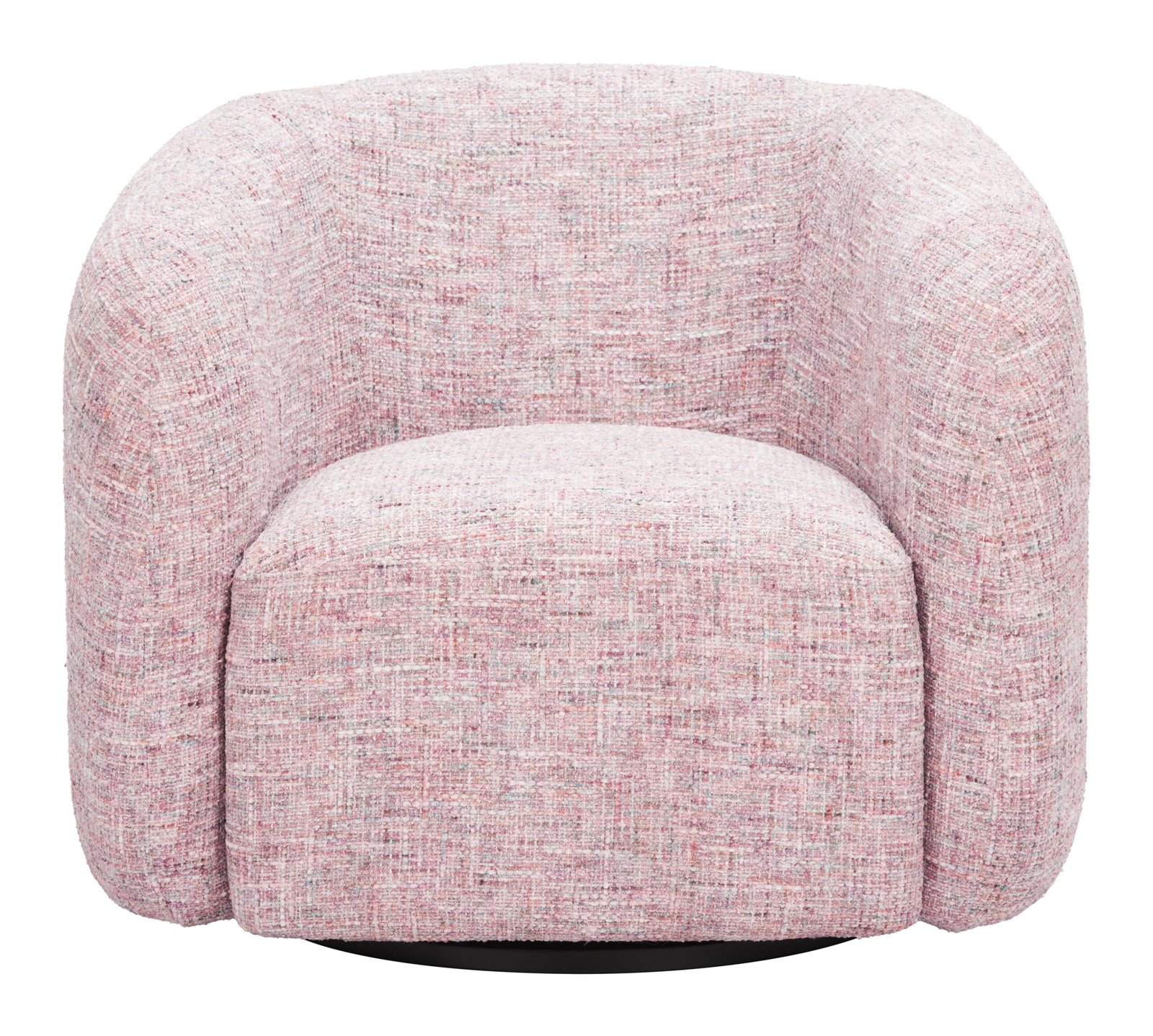 Refine Swivel Chair Pink Tweed - Image 3