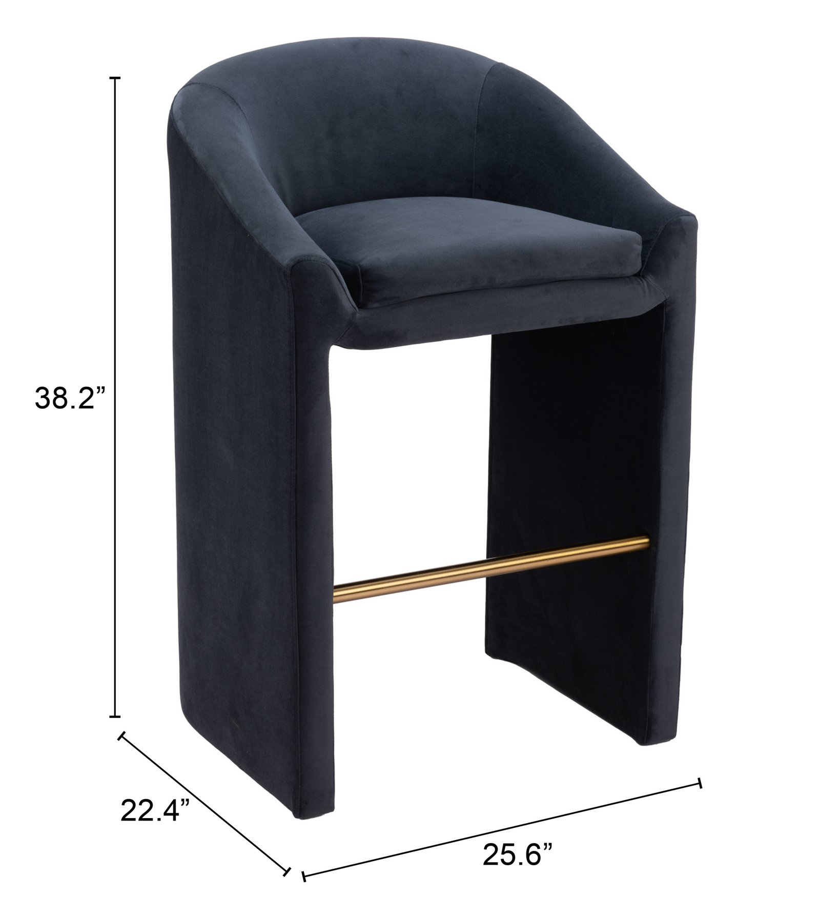 Emas Barstool Midnight Gray - Image 10